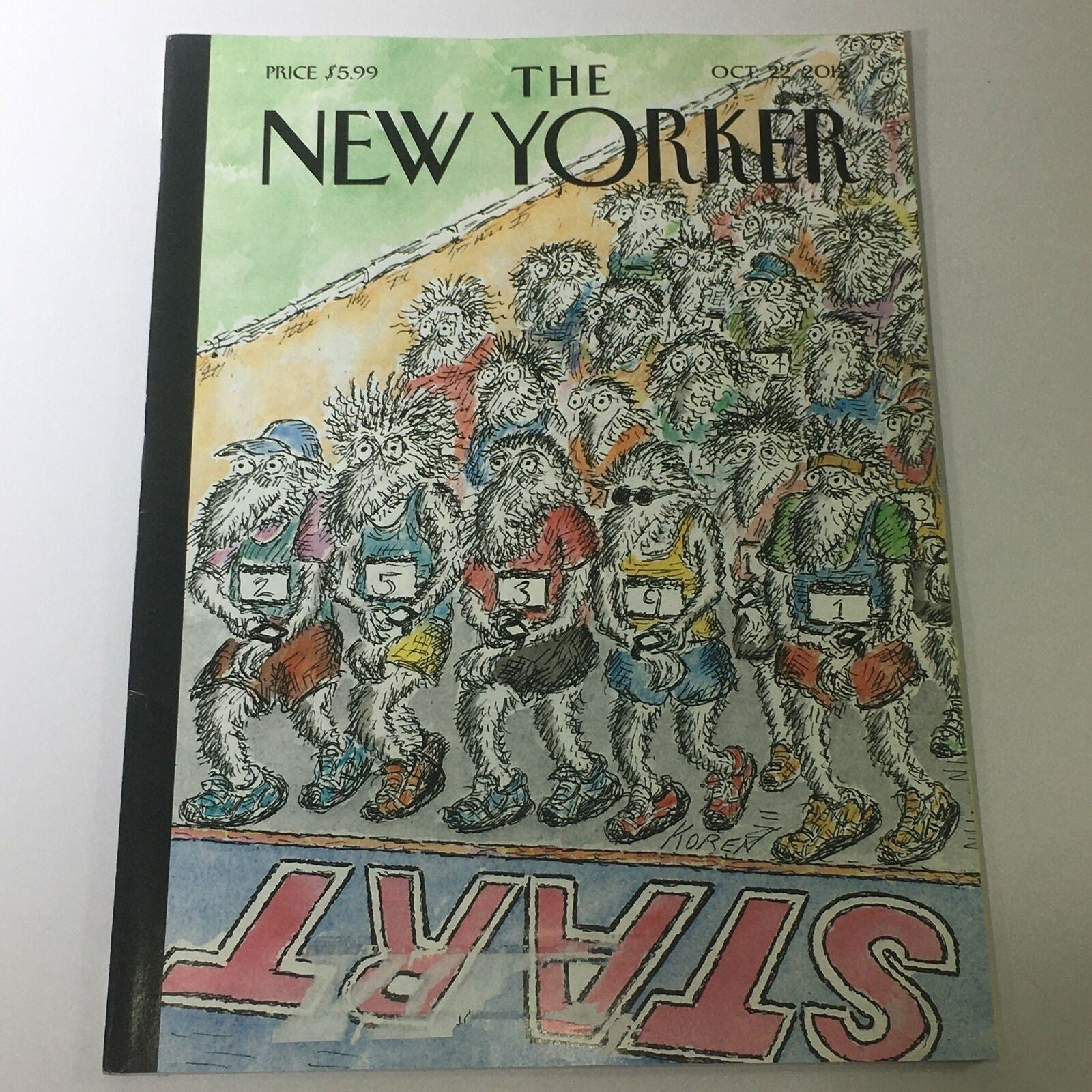 The New Yorker October 22 2012 - Full Magazine Theme Cover Edward Koren