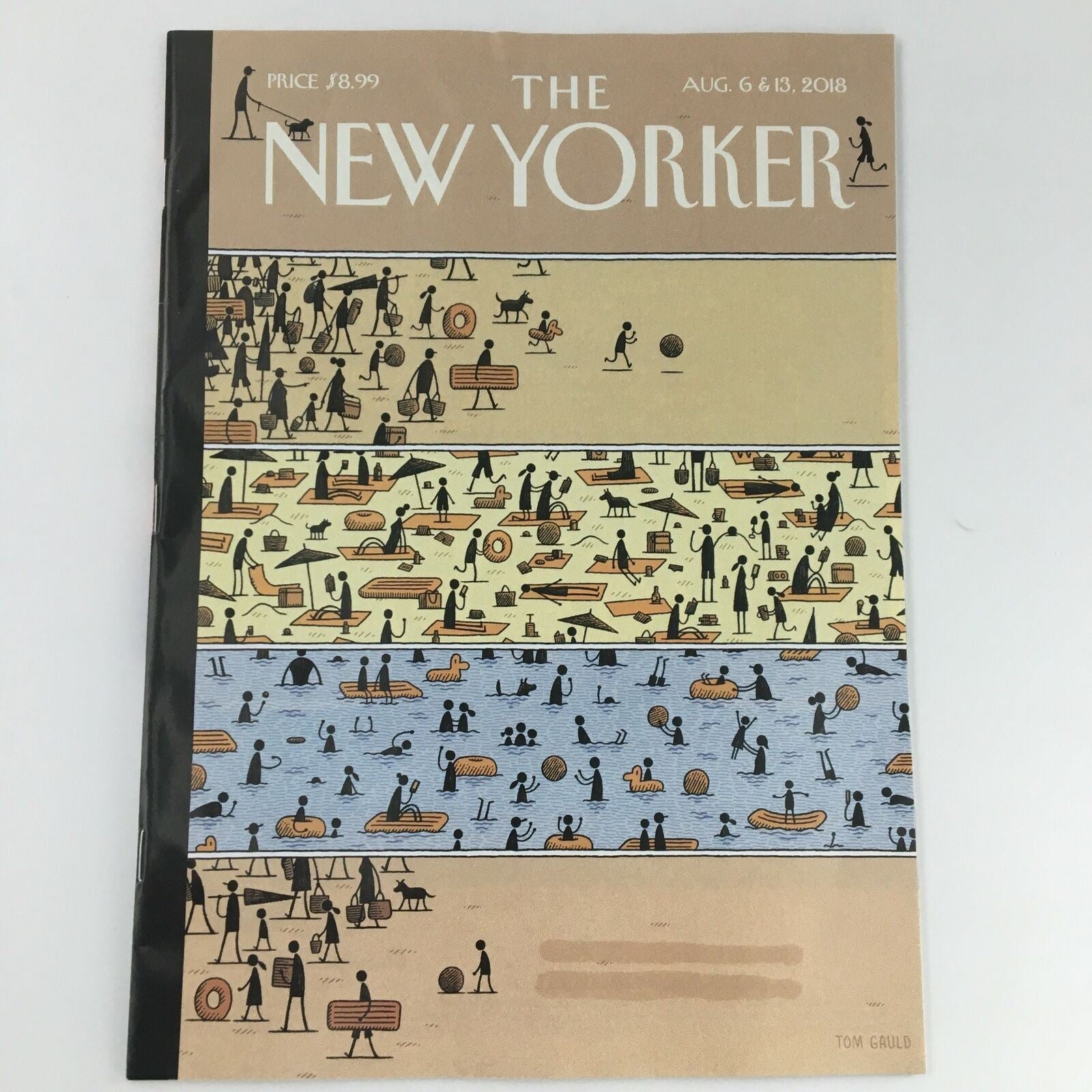 The New Yorker August 6 & 13 2018 Full Magazine Theme Cover Tom Gauld