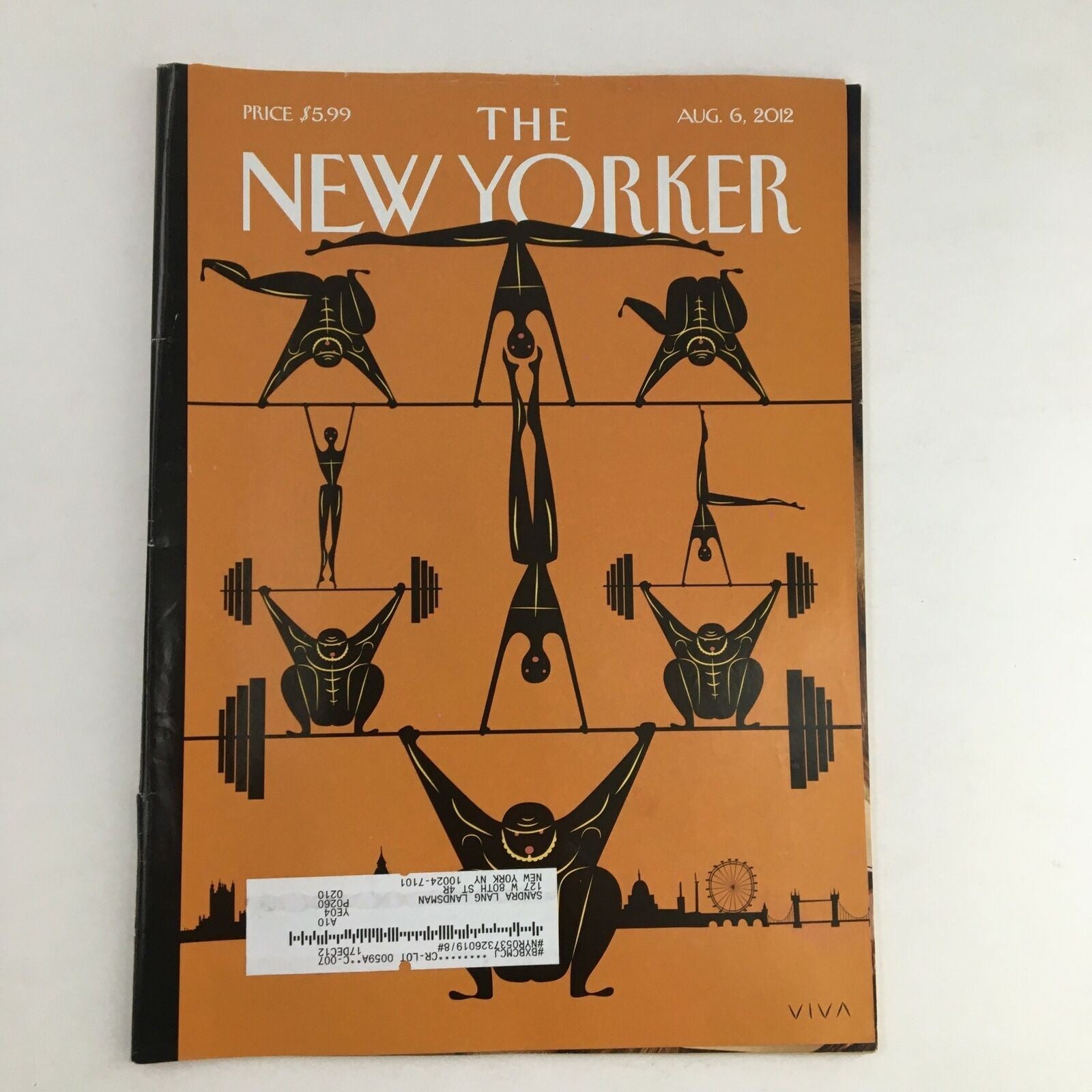 The New Yorker Full Magazine August 6 2012 London 2012 by Frank Viva