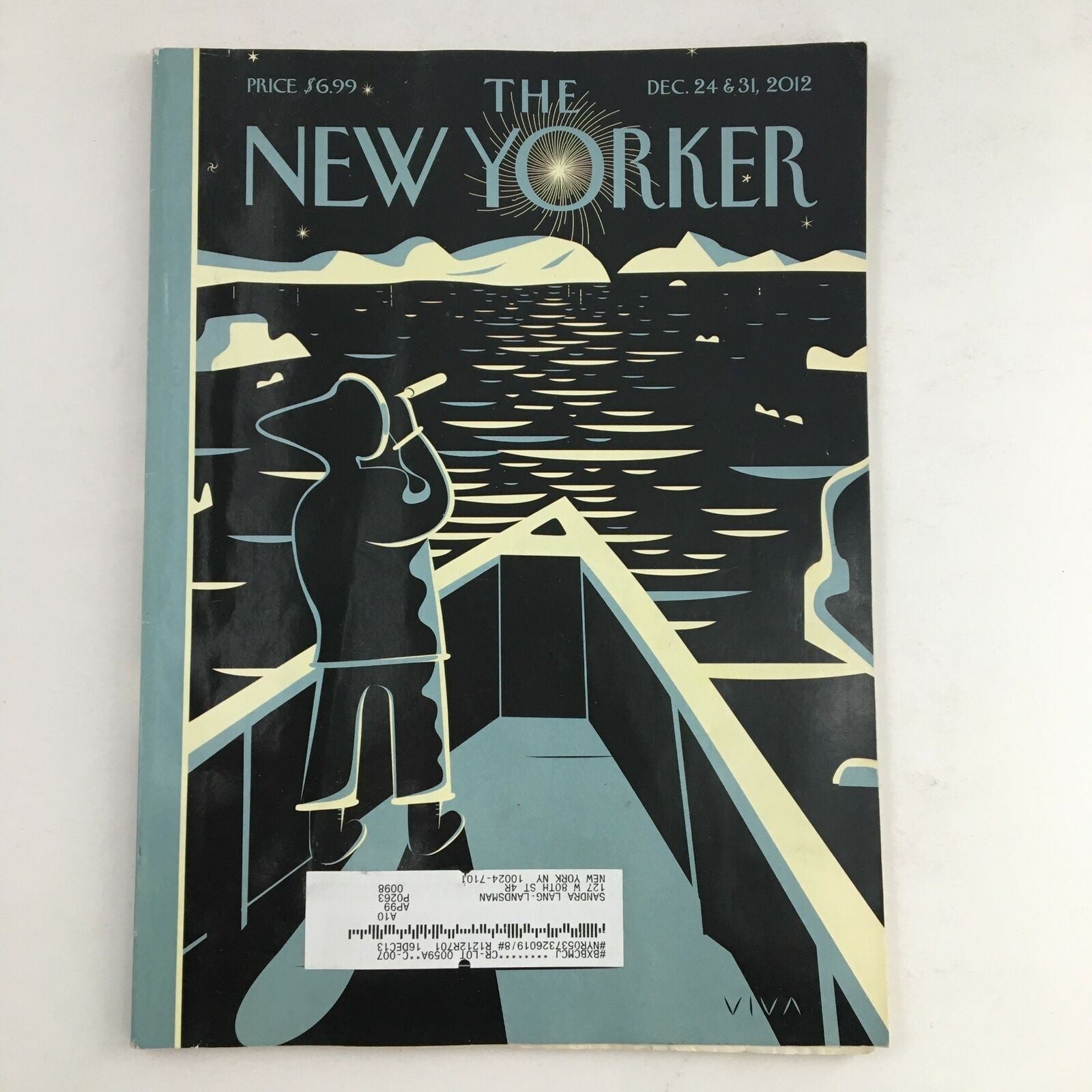 The New Yorker Full Magazine December 24 2012 Polar Express by Frank Viva