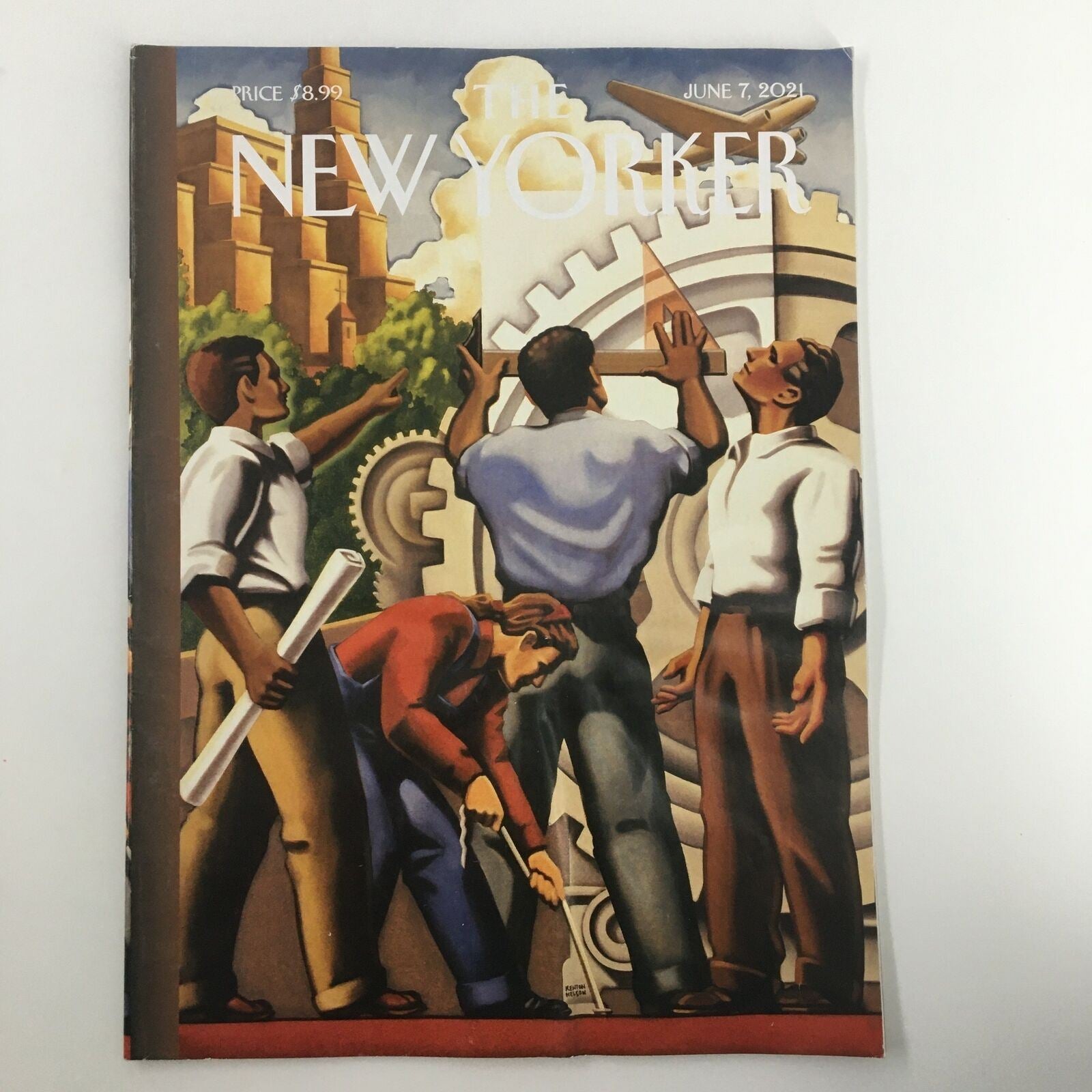 The New Yorker Full Magazine June 7 2021 Works in Progress by Kenton Nelson