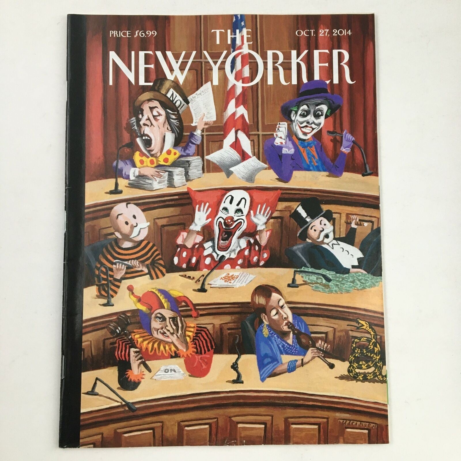 The New Yorker October 27 2014 Full Magazine Theme Cover by Mark Ulriksen VG