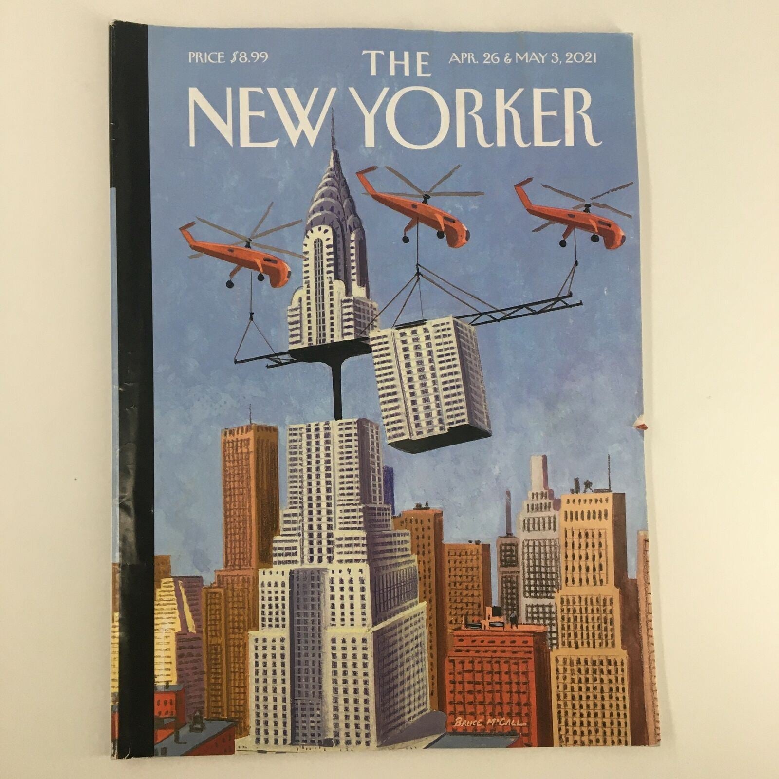 The New Yorker Full Magazine April 26 2021 Rebuilding by Bruce McCall No Label