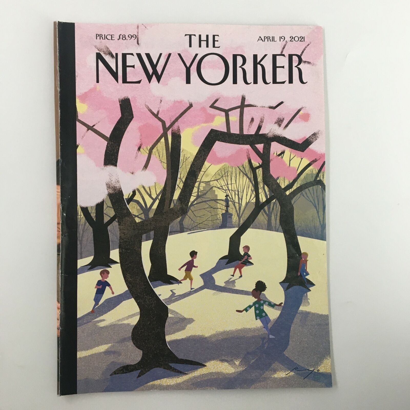 The New Yorker Full Magazine April 19 2021 Cherry Blossom Gift Rye T. No Label