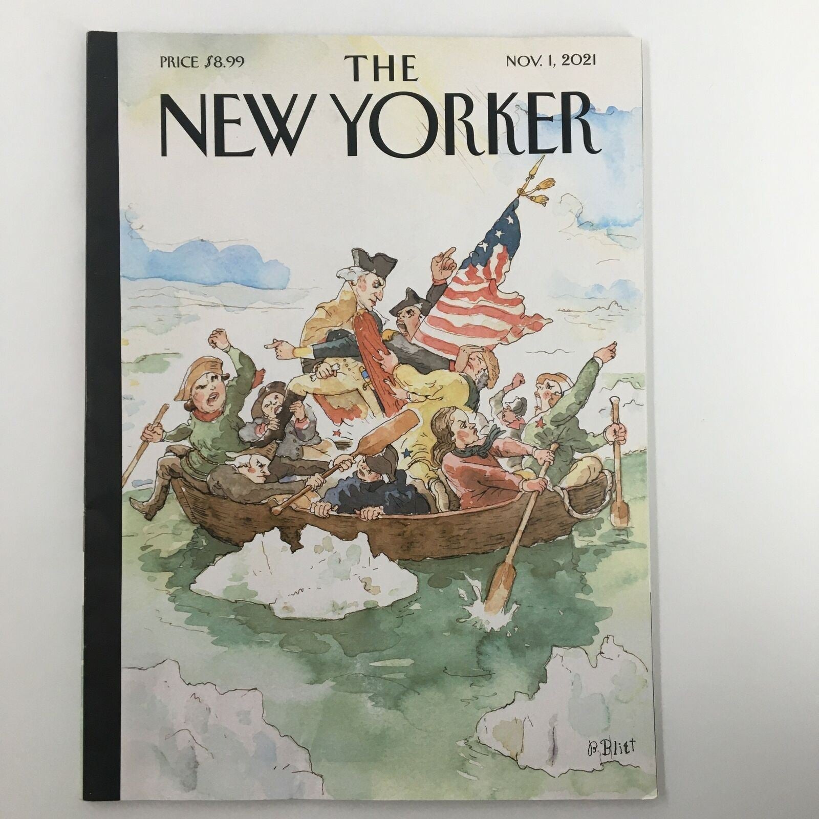 The New Yorker Full Magazine November 1 2021 Crossing the Divide by Barry Blitt