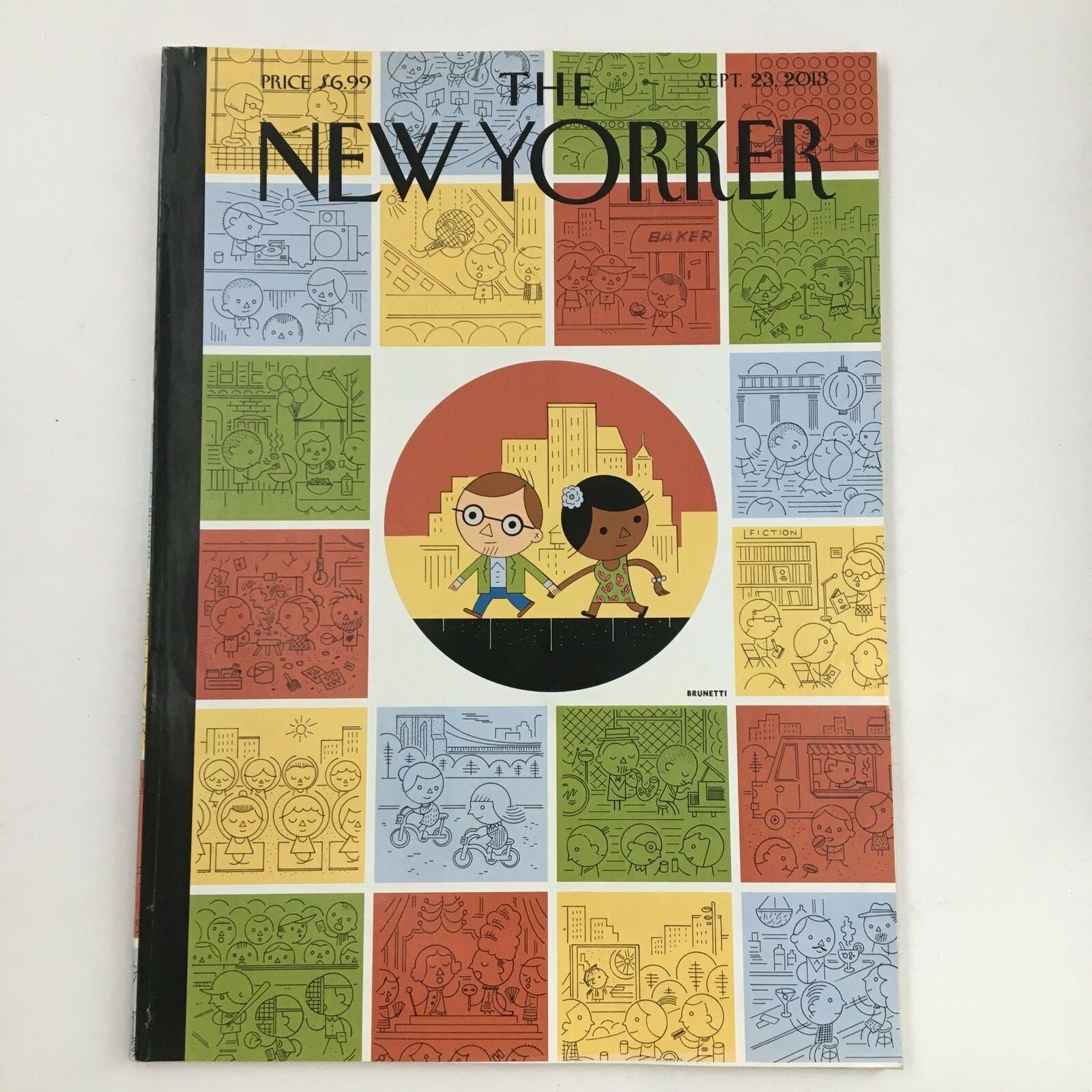 The New Yorker September 23 2013 Full Magazine Theme Cover by Ivan Brunetti VG