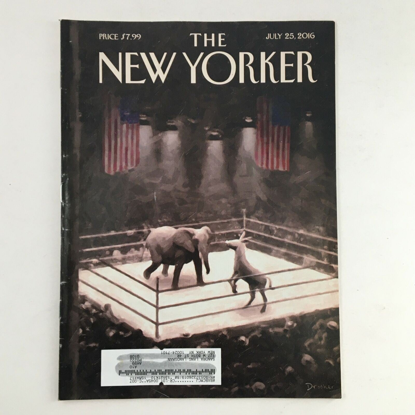 The New Yorker Full Magazine July 25 2016 The Fight Begins by Eric Drooker