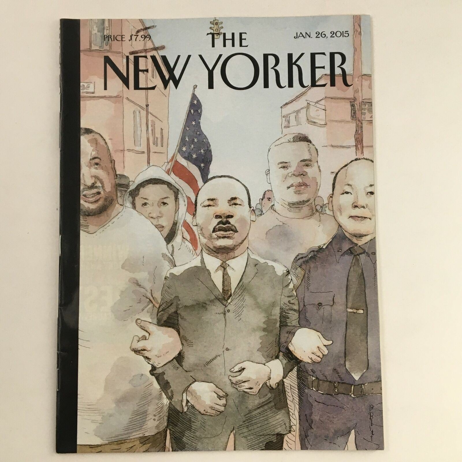 The New Yorker January 26 2015 Martin Luther King, Jr. Cover by Barry Blitt