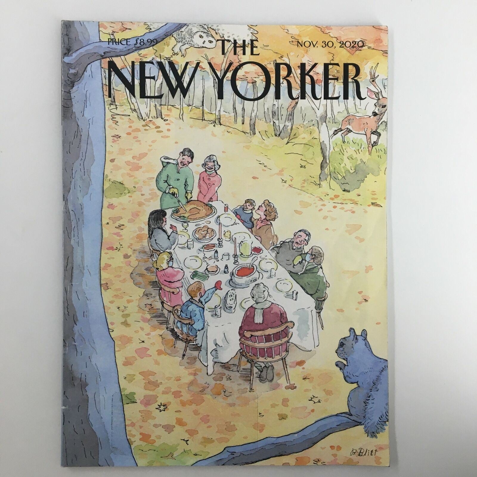 The New Yorker Full Magazine November 30 2020 New Traditions by Barry Blitt