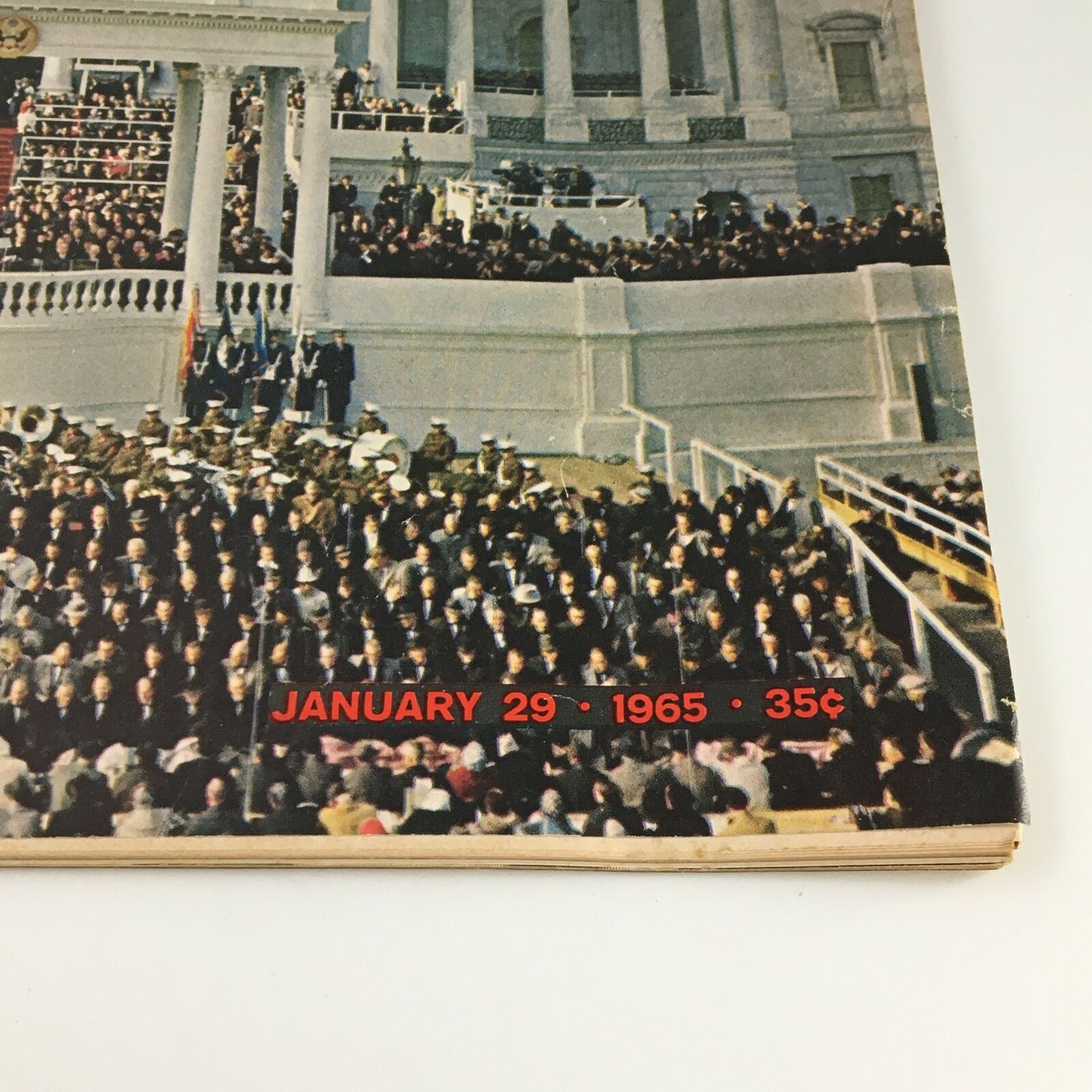 VTG Life Magazine January 29 1965 In Color Inaugural Spectacle Cover, Newsstand