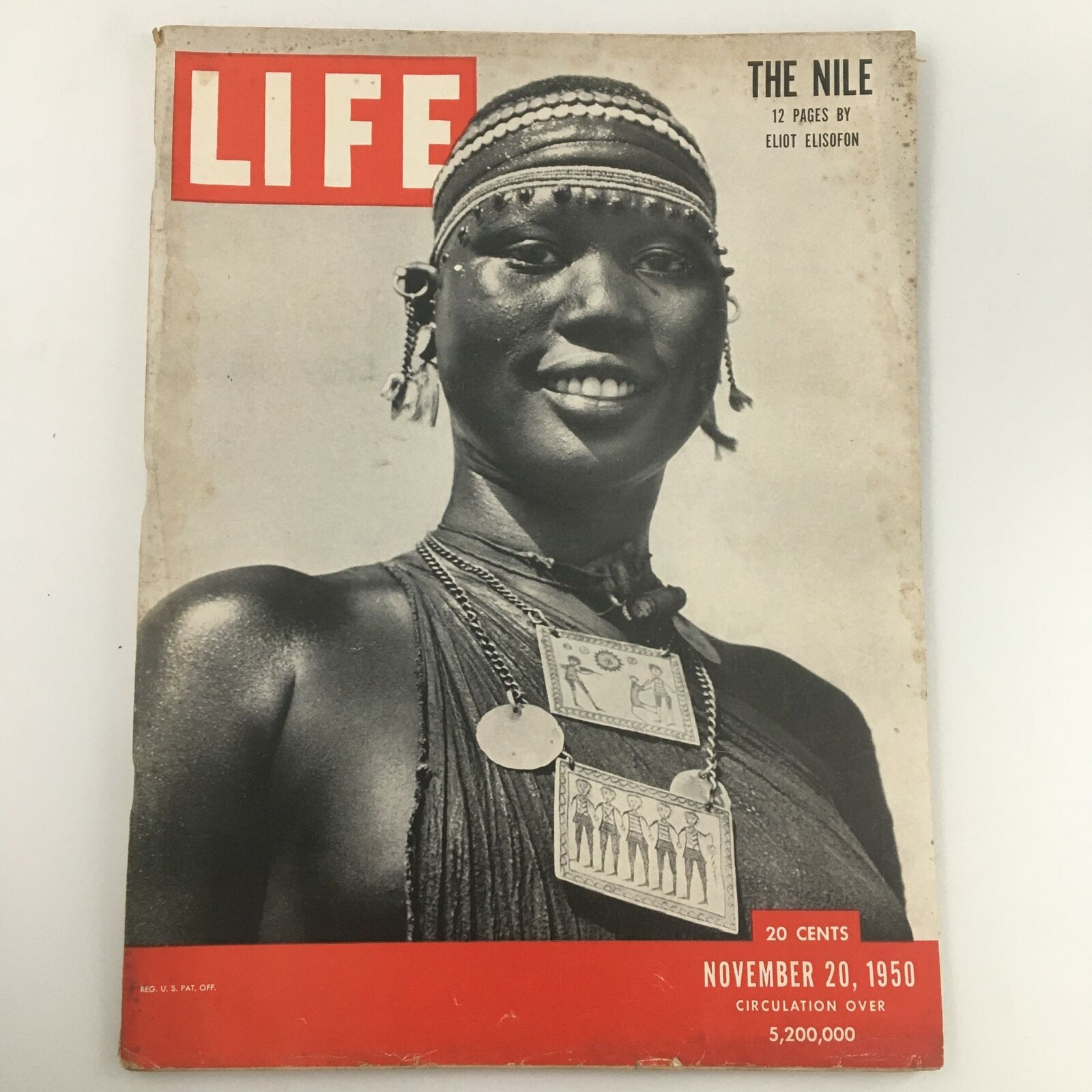 VTG Life Magazine November 20 1950 The Nile by Eliot Elisofon Newsstand