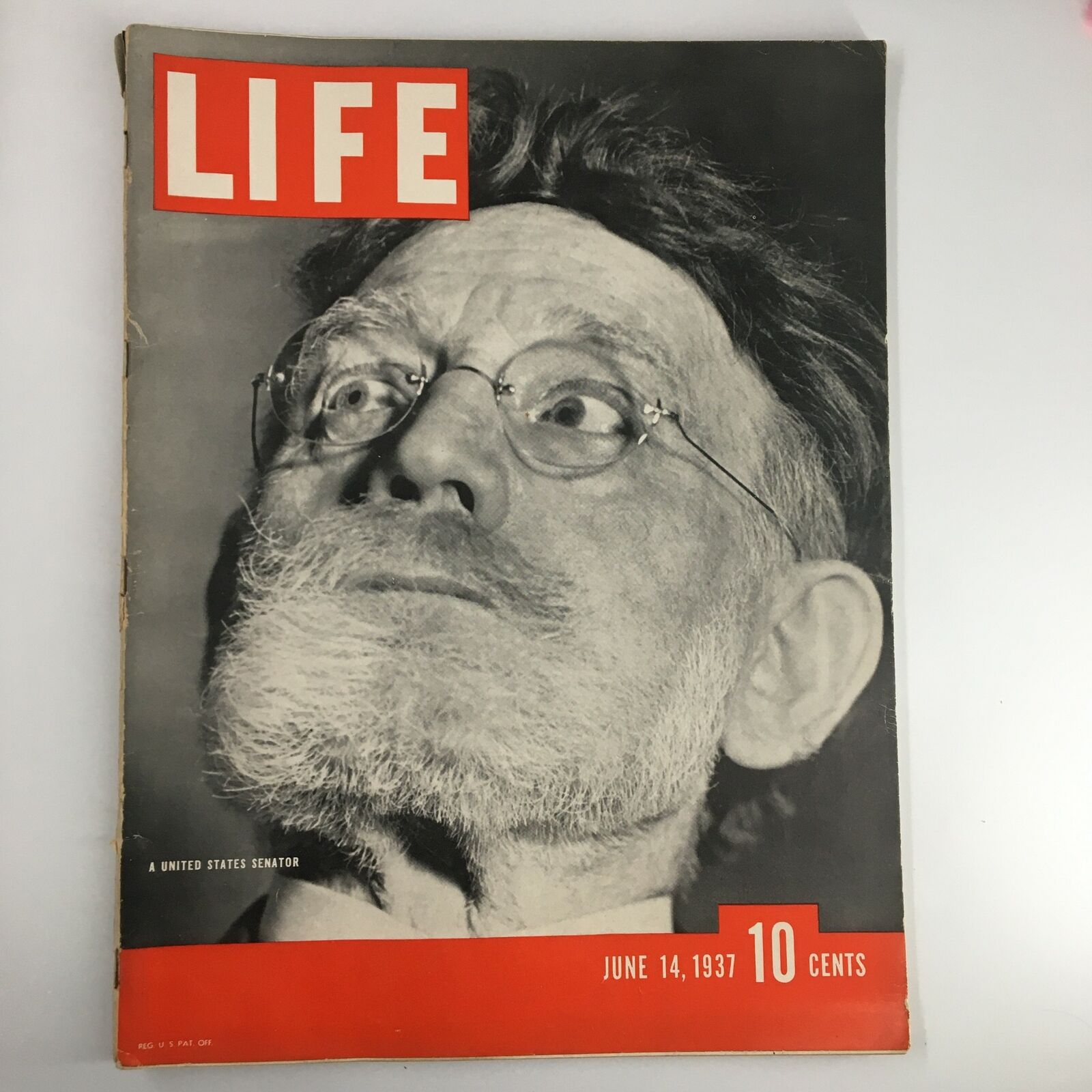 VTG Life Magazine June 14 1937 A United States Senator James Hamilton No Label