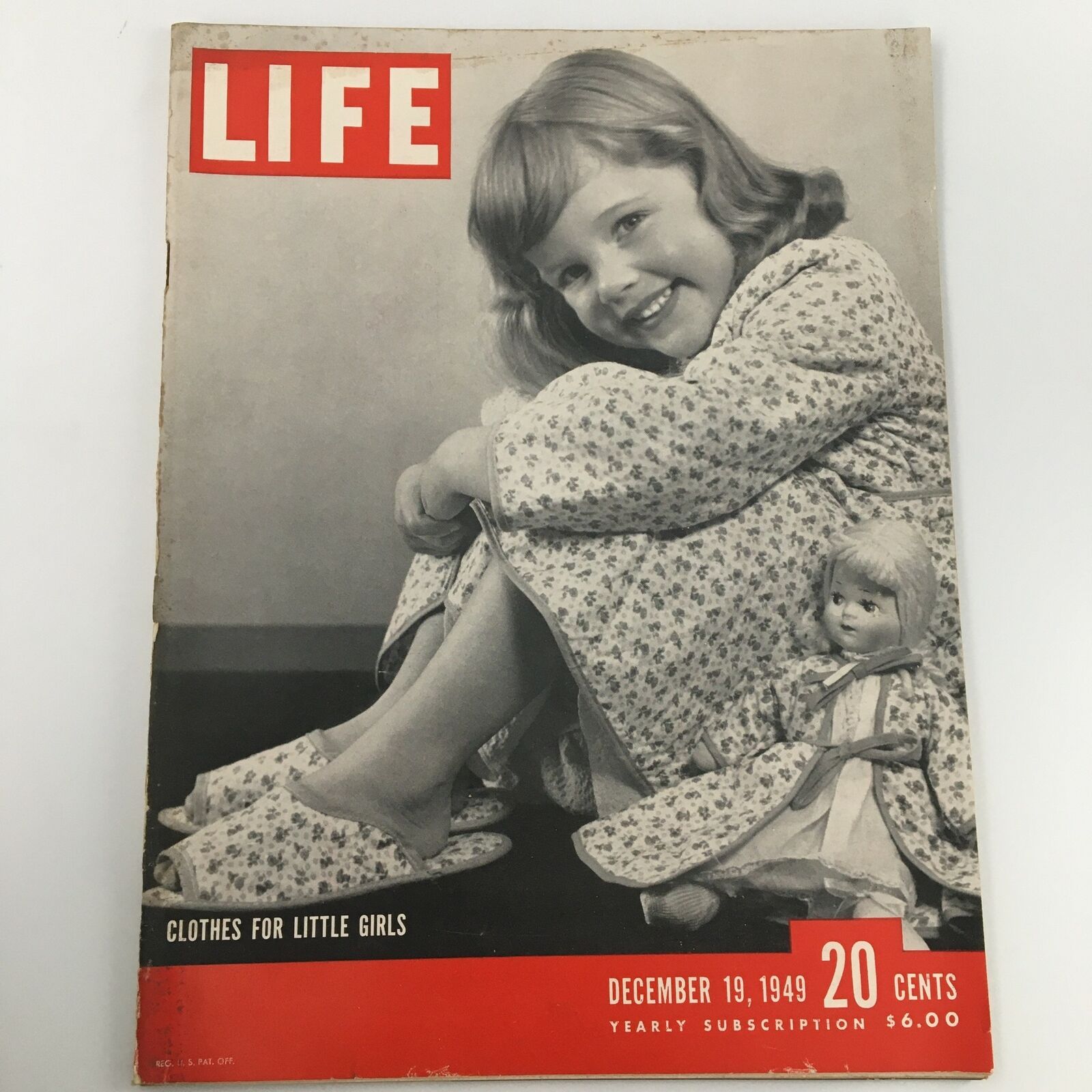 VTG Life Magazine December 19 1949 Clothes for Little Girls Newsstand