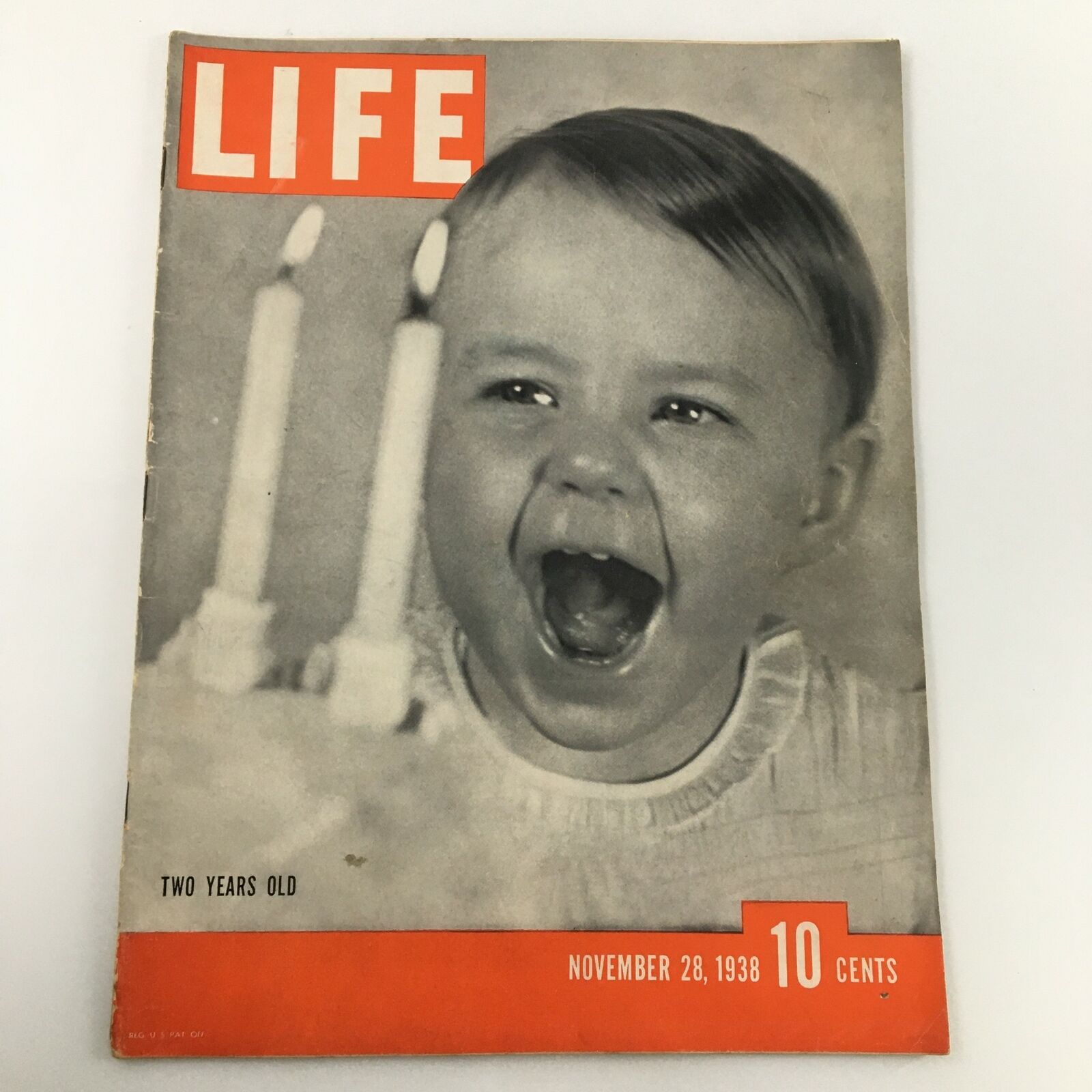 VTG Life Magazine November 28 1938 Two Years Old, Germany War Newsstand