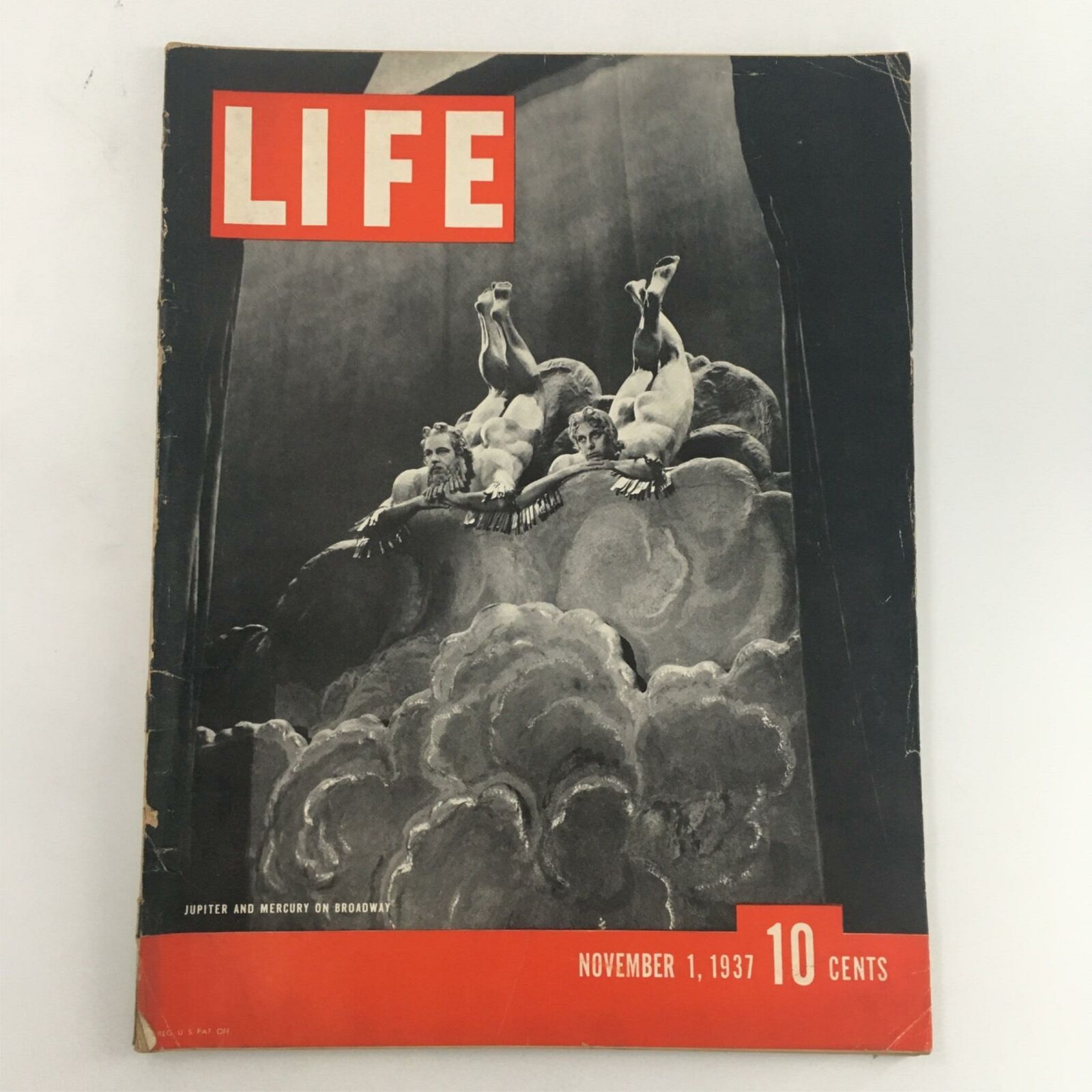 VTG Life Magazine November 1, 1937 Jupiter and Mercury on Broadway