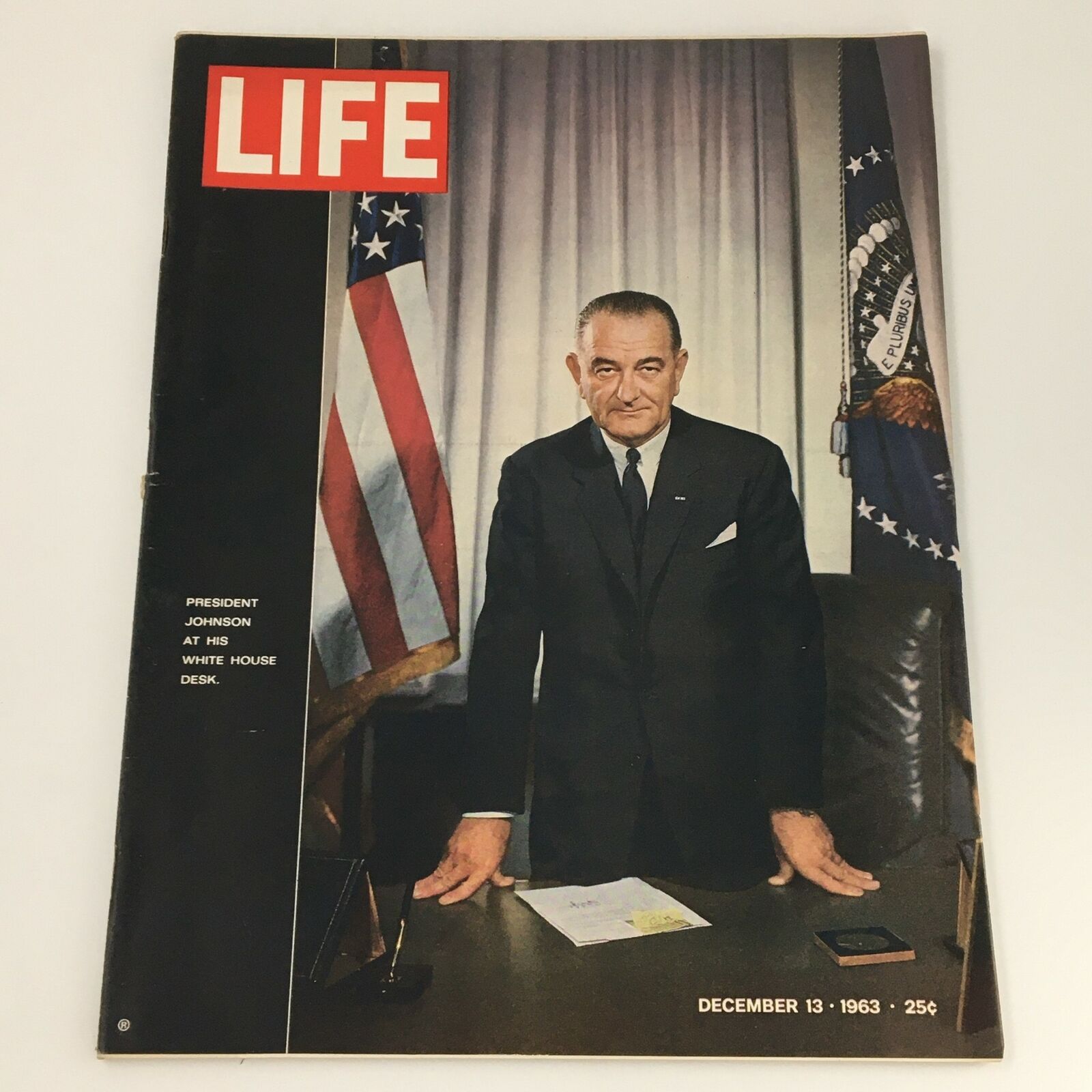 VTG Life Magazine December 13 1963 President Lyndon B. Johnson Photo, Newsstand