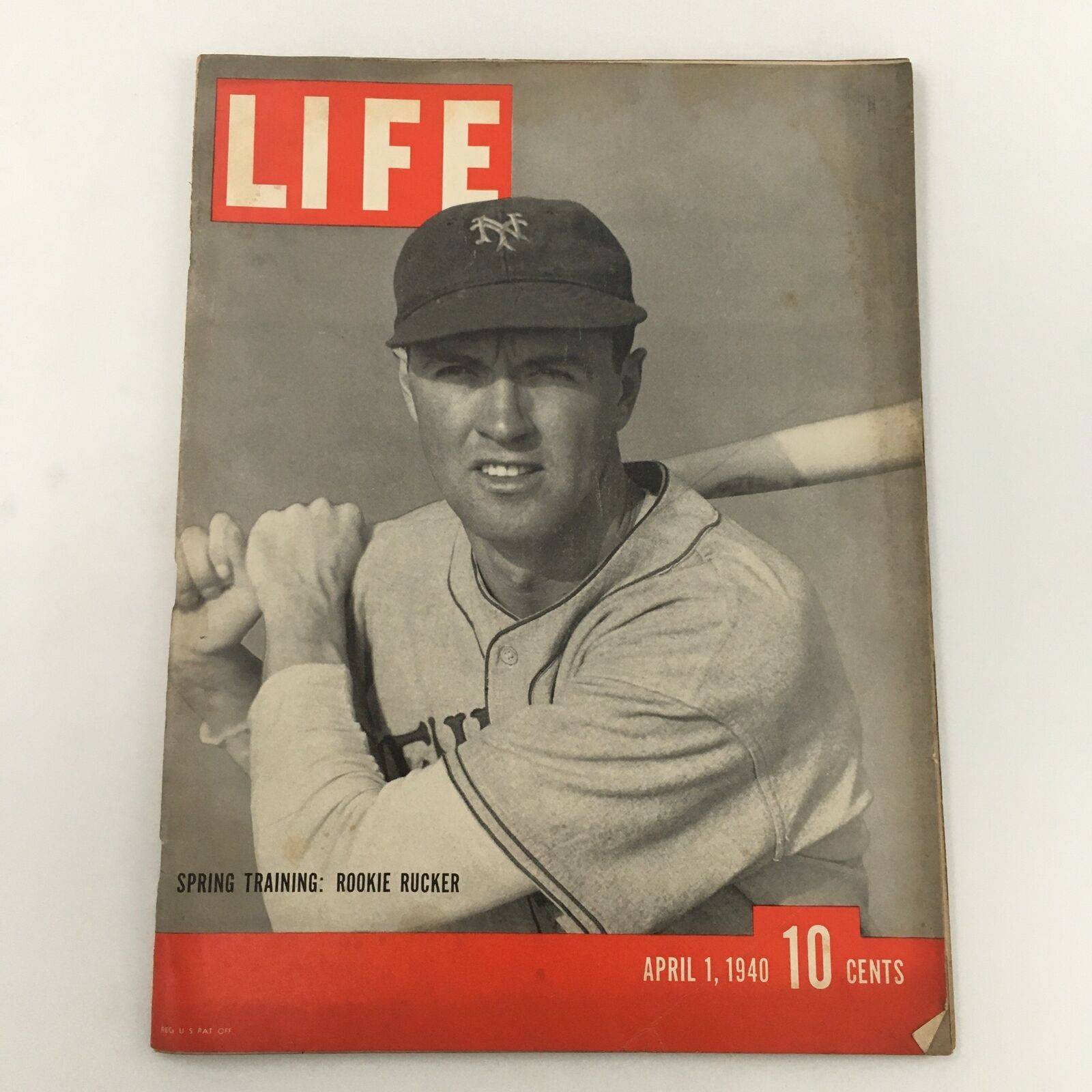 VTG Life Magazine April 1 1940 The Spring Training of Rookie Rucker, Newsstand