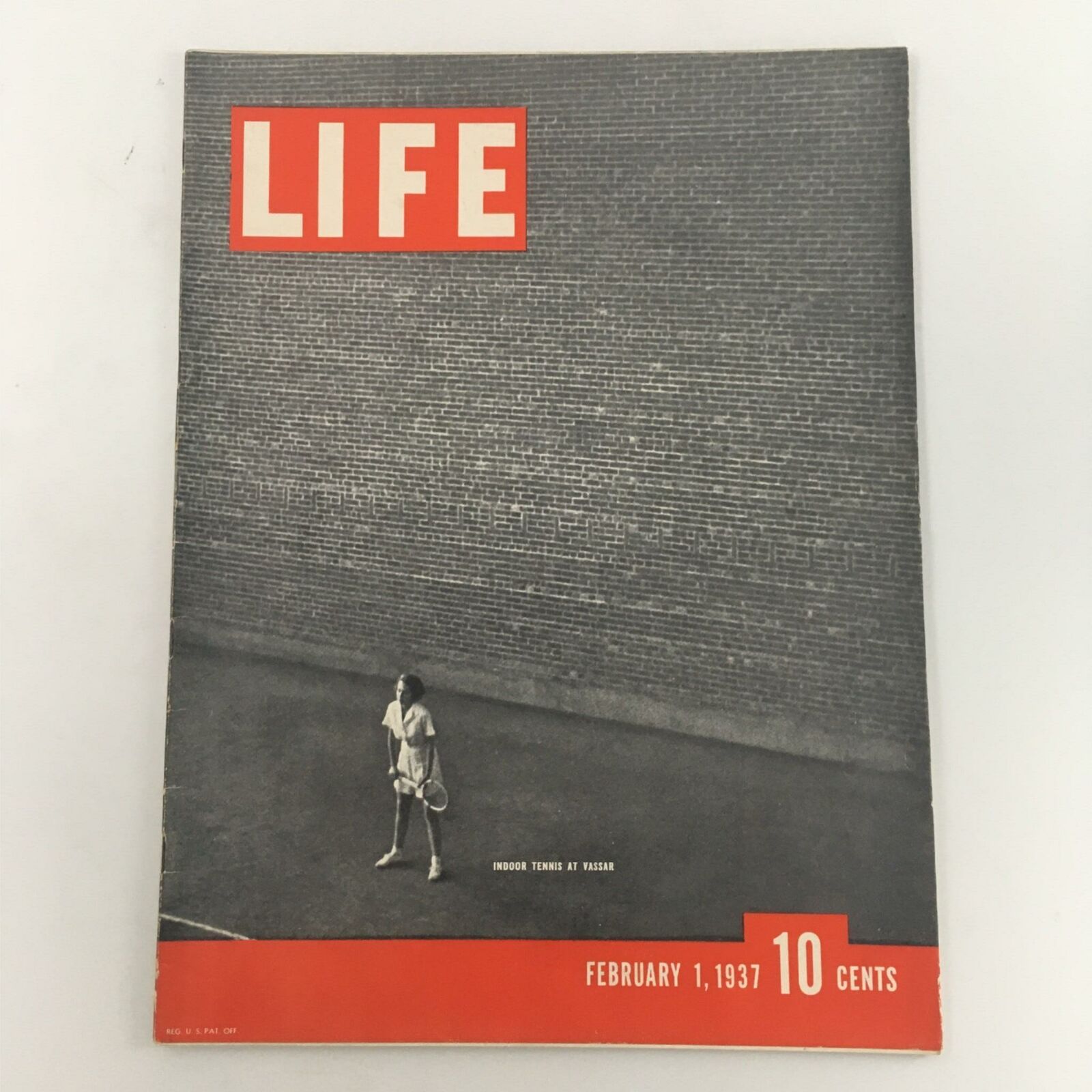 VTG Life Magazine February 1 1937 Tennis at Vassar Roosevelt Inaugural Newsstand