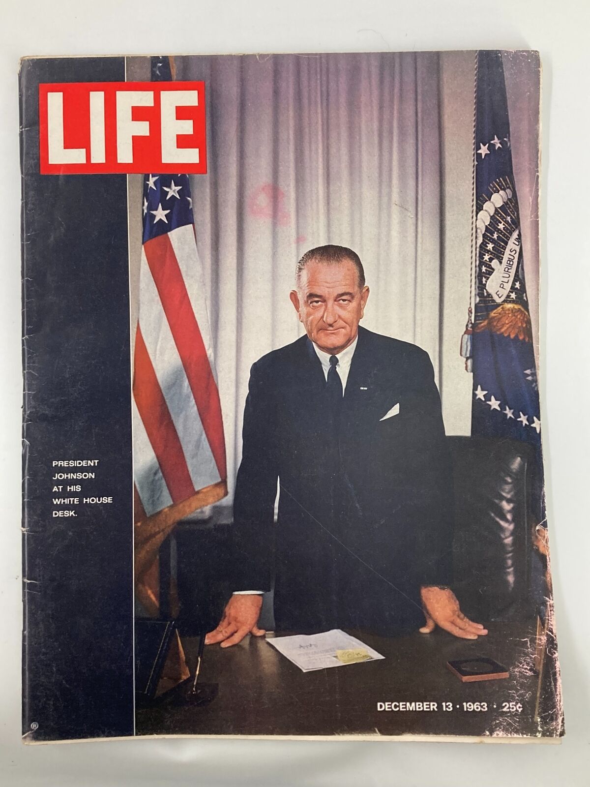 VTG Life Magazine December 13 1963 Lyndon B. Johnson at White House No Label