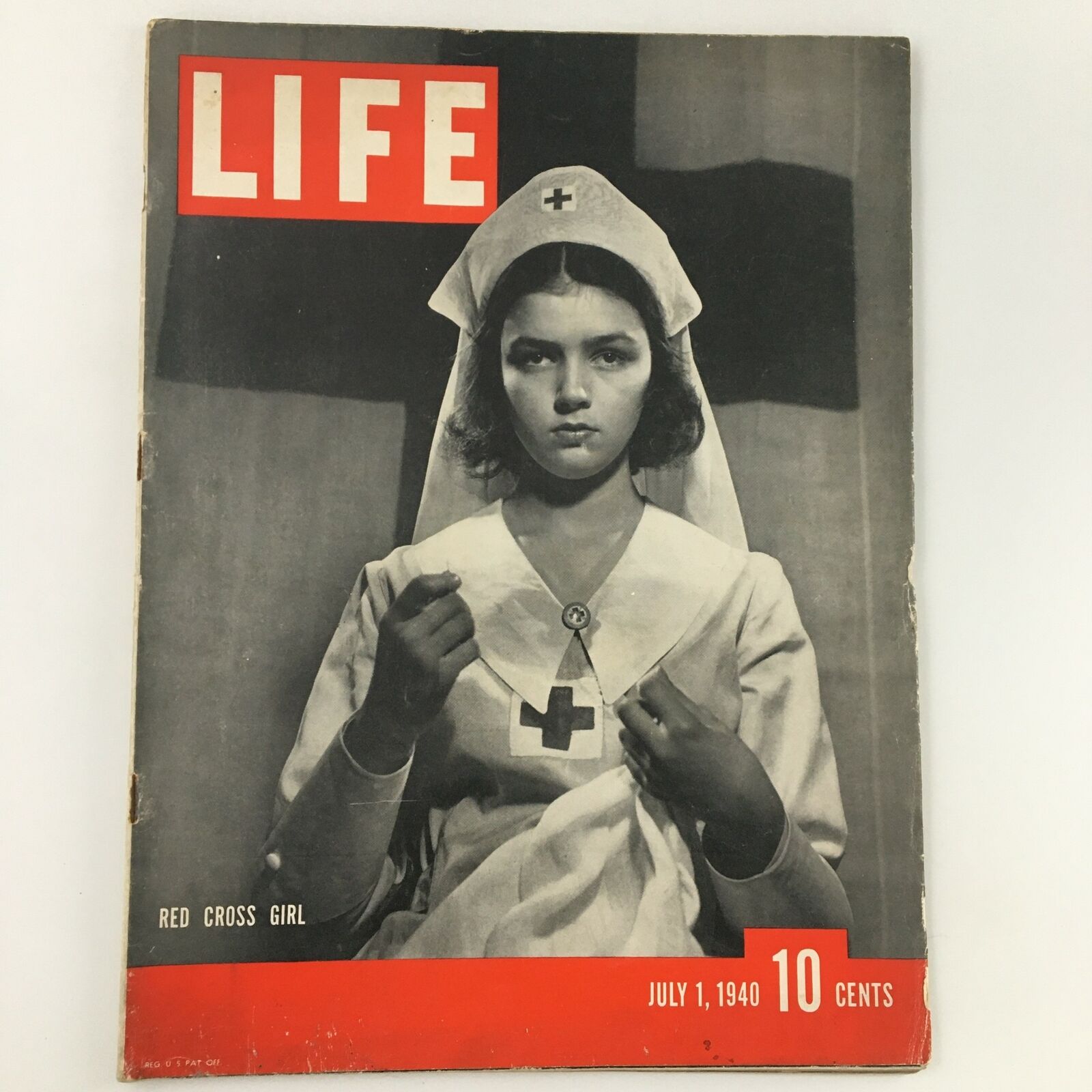 VTG Life Magazine July 1 1940 Portrait of A Red Cross Girl, Newsstand