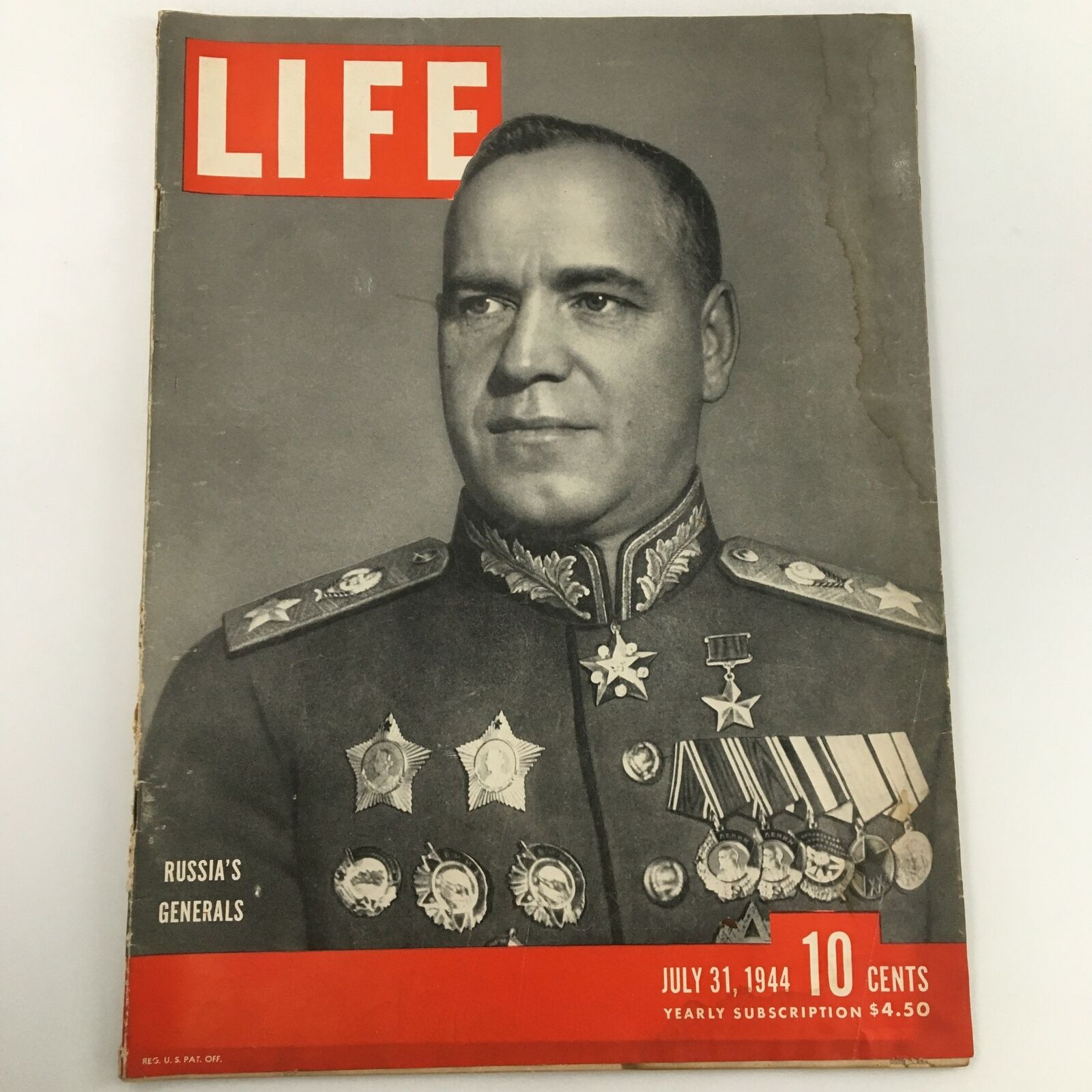 VTG Life Magazine July 31 1944 Russia's General Feature Newsstand