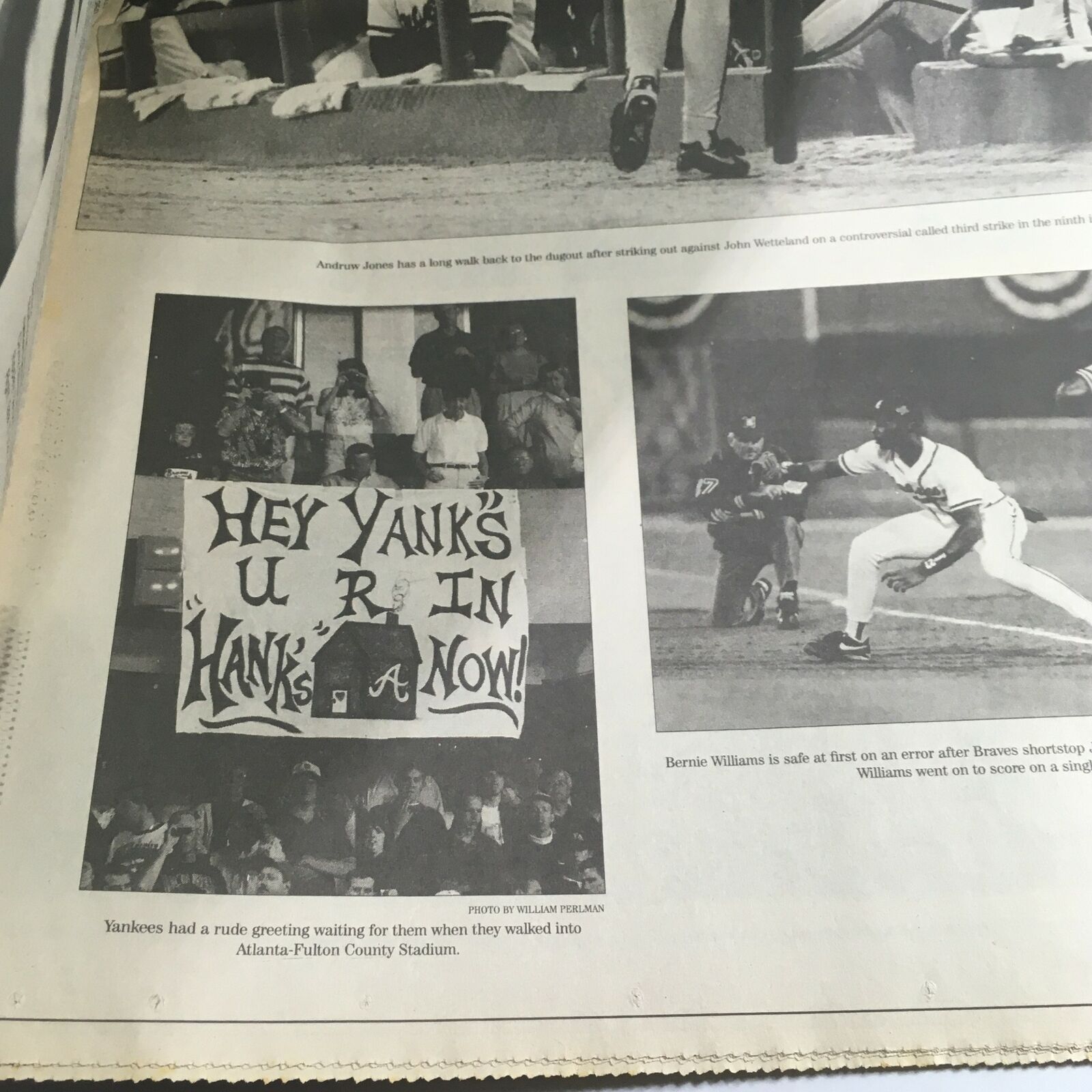 VTG The Star-Ledger Newspaper October 29 1996 - New York Yankees Champions