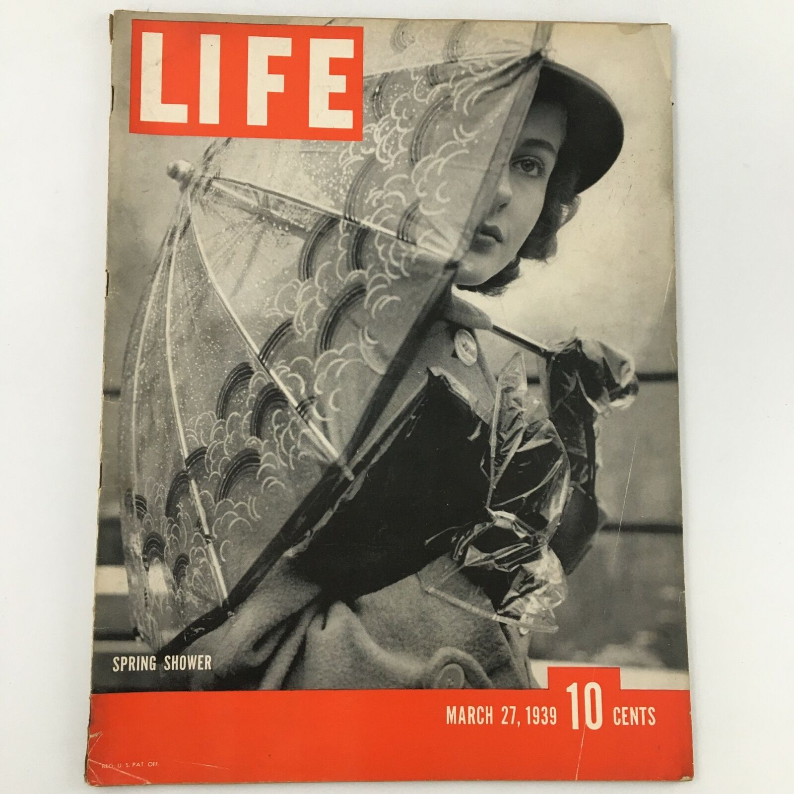 VTG Life Magazine March 27 1939 Spring Shower Feature Newsstand