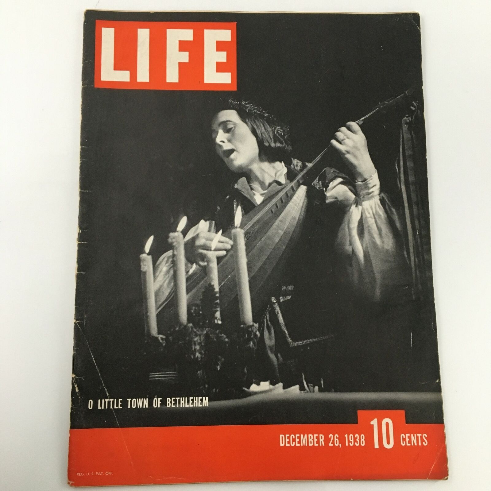 VTG Life Magazine December 26 1938 O Little Town of Bethlehem Newsstand