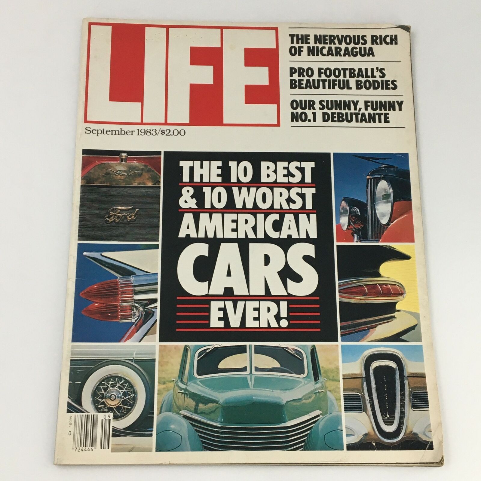 VTG Life Magazine September 1983 The 10 Best & Worst American Cars, Newsstand