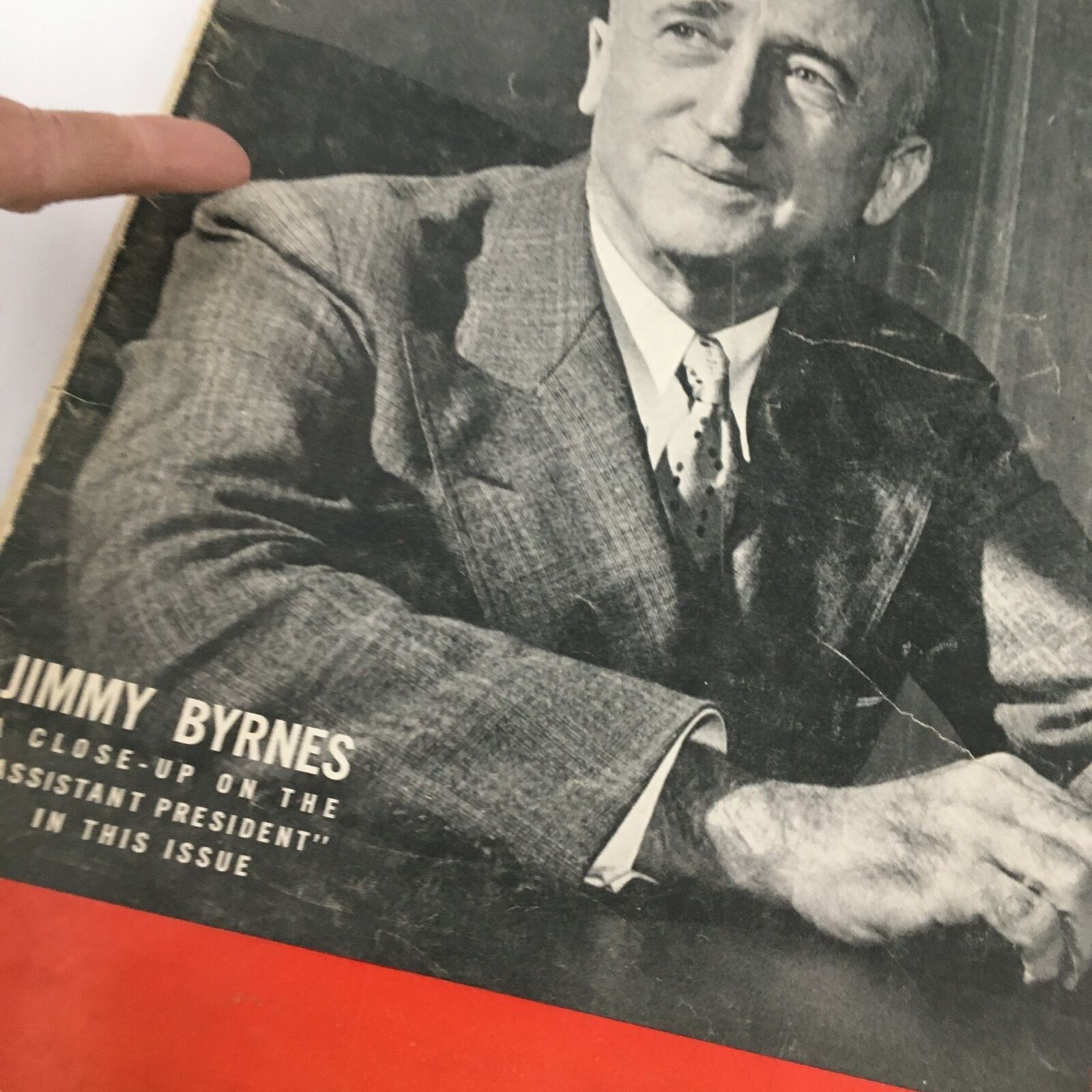 VTG Life Magazine January 4 1943 Assistant President Jimmy Byrnes, Newsstand