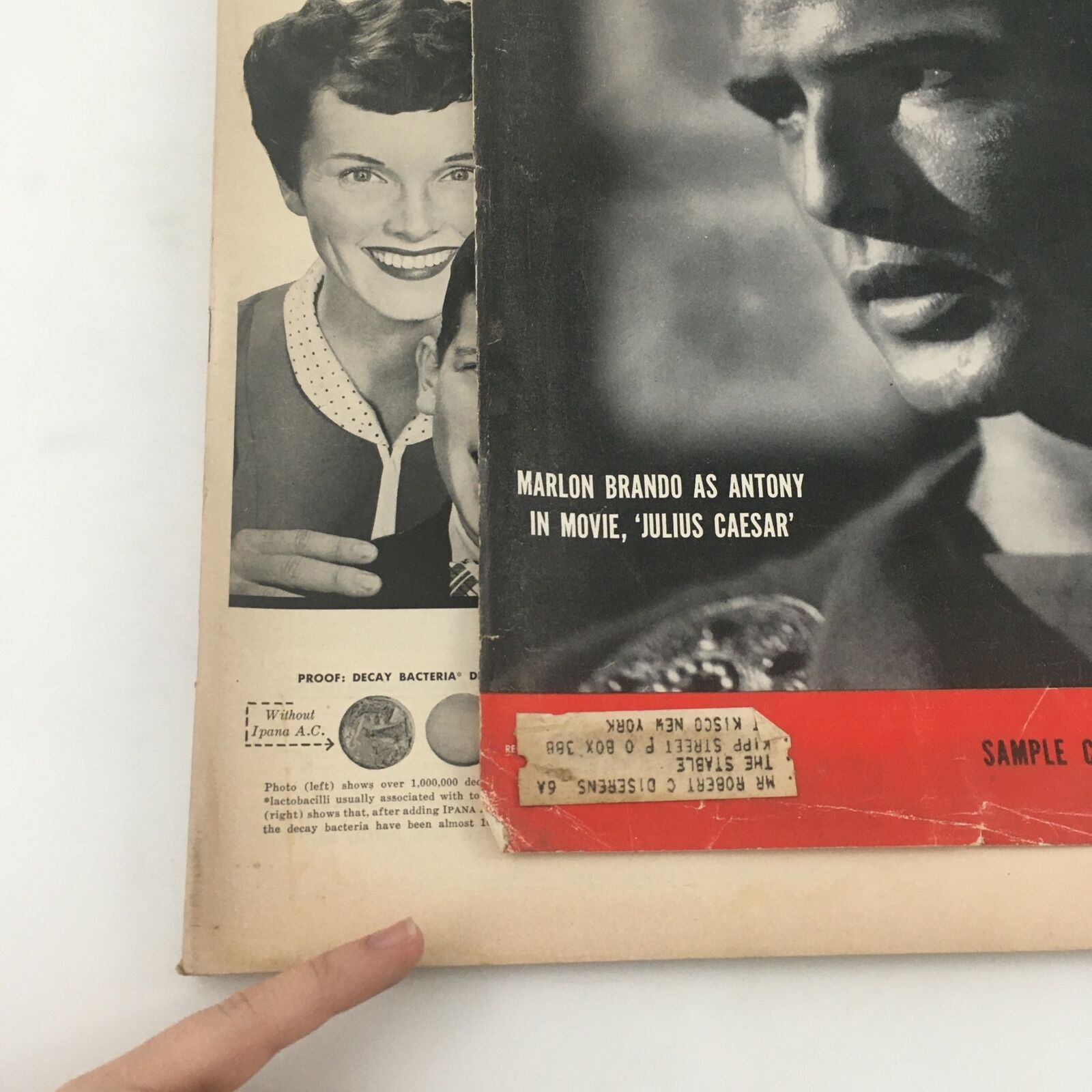 VTG Life Magazine April 20 1953 Marlon Brando In Movie "Julius Caesar"