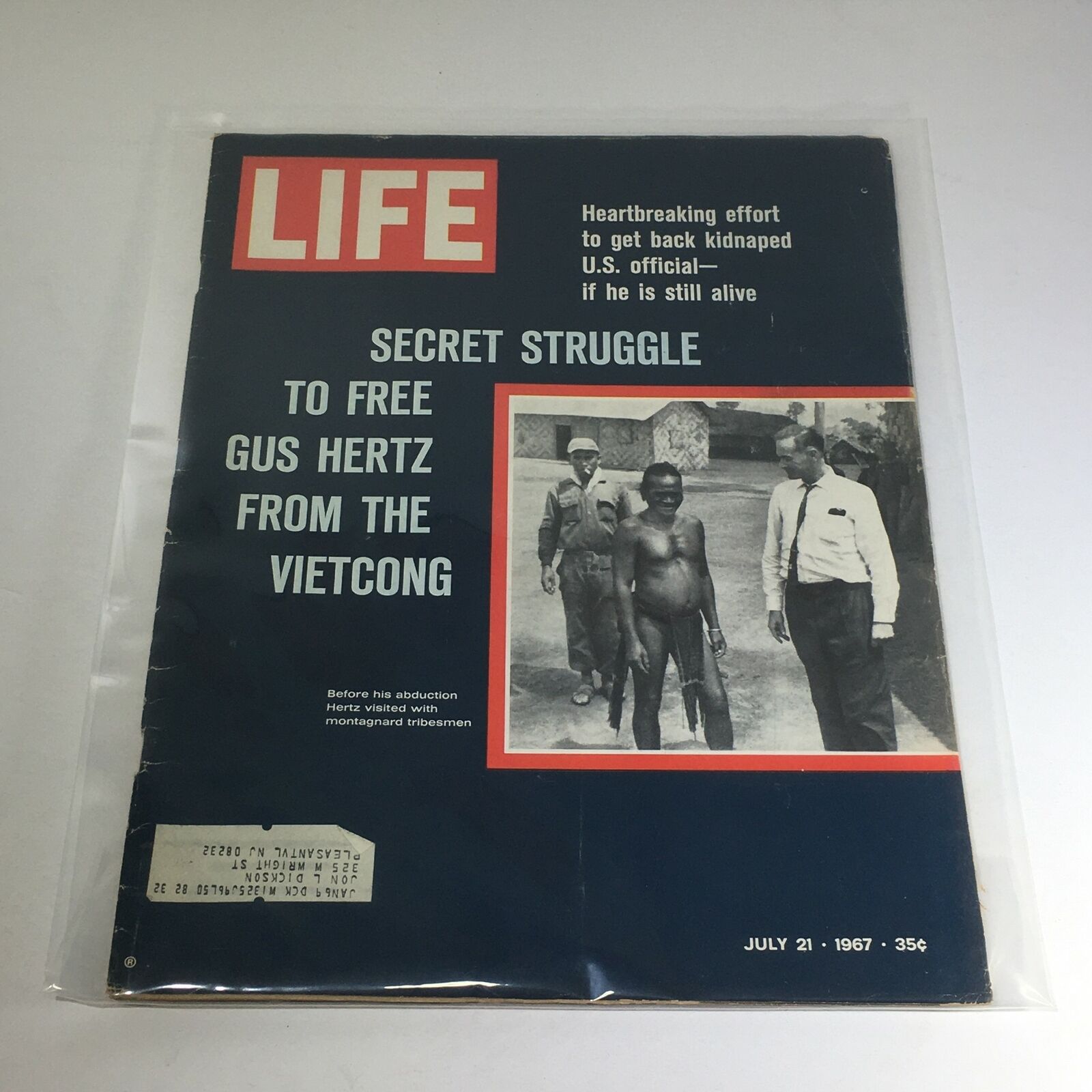 VTG Life Magazine: July 21 1967 -Hertz Visited Montagnard Tribe Before Abduction