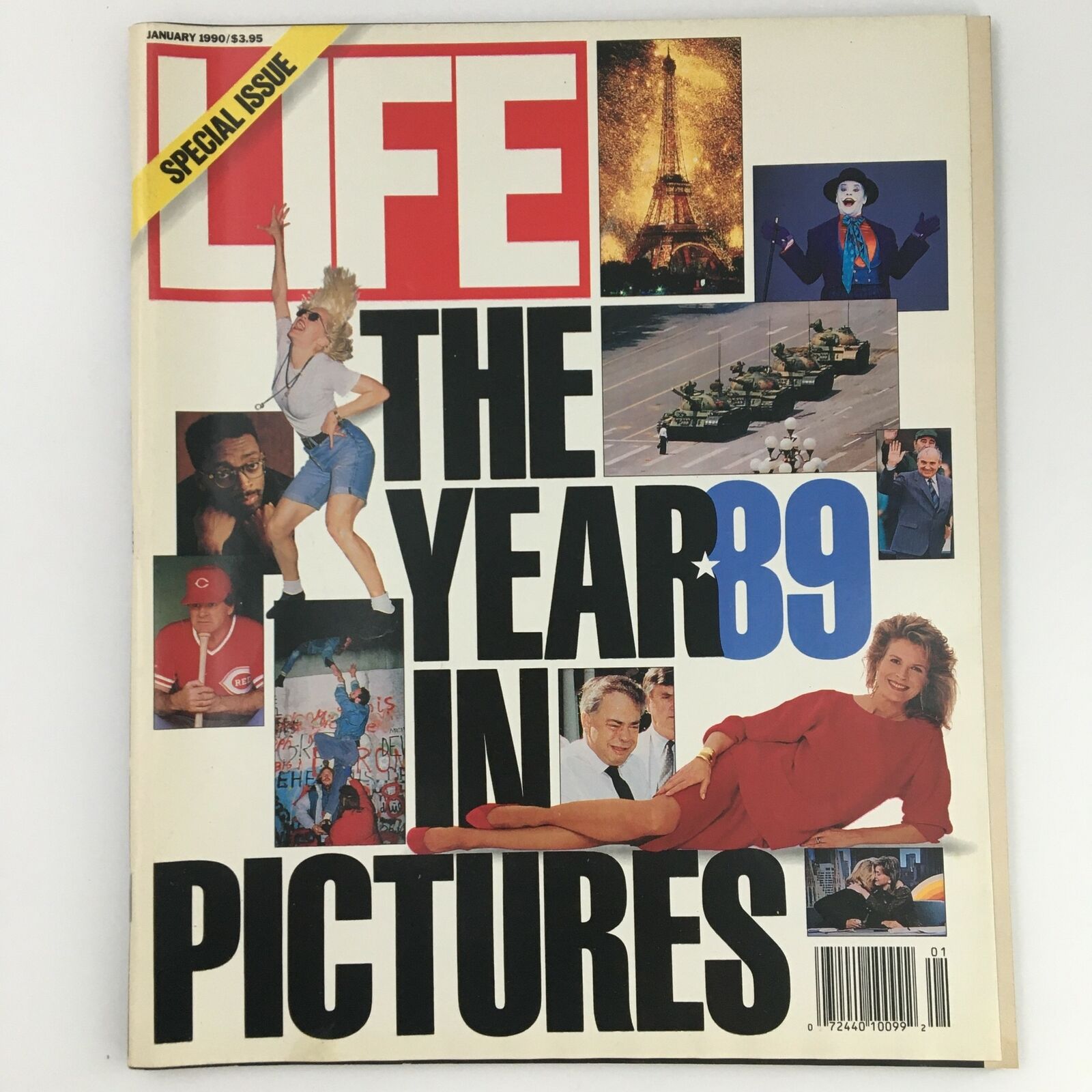 Life Magazine January 1990 The Year In Pictures Of The Year 1989, Newsstand