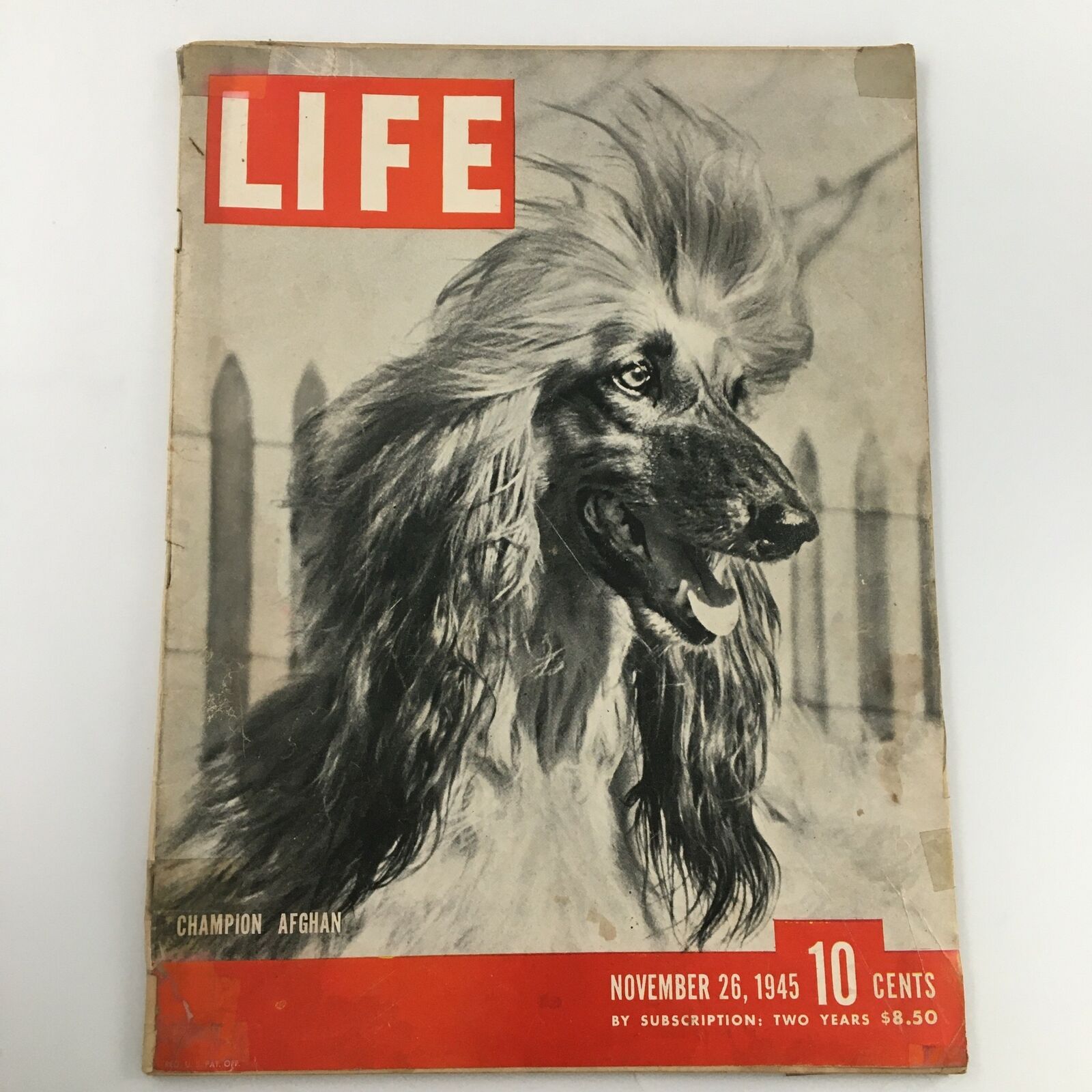 VTG Life Magazine November 26 1945 Champion Afghan Feature Newsstand