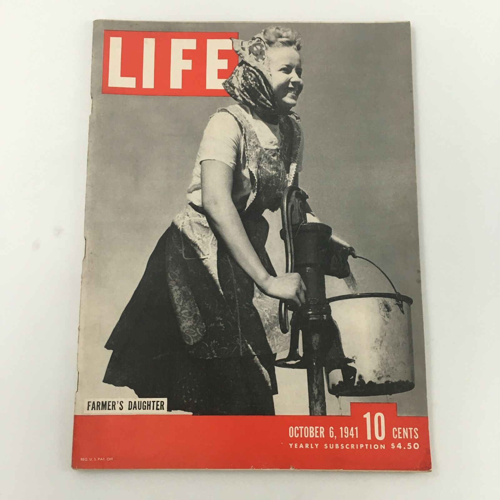 VTG Life Magazine October 6 1941 Farmer's Daughter, Stanford Football Team