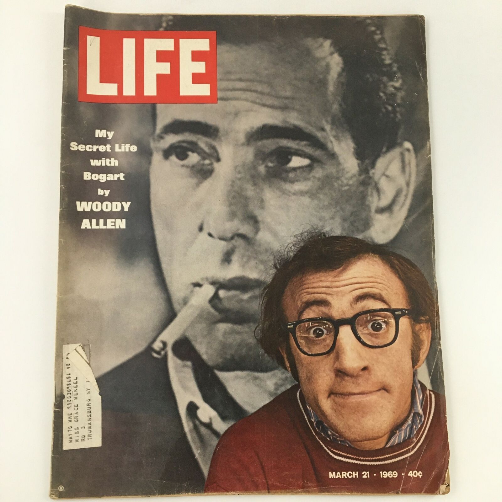 VTG Life Magazine March 21 1969 Woody Allen: My Secret Life with Humphrey Bogart