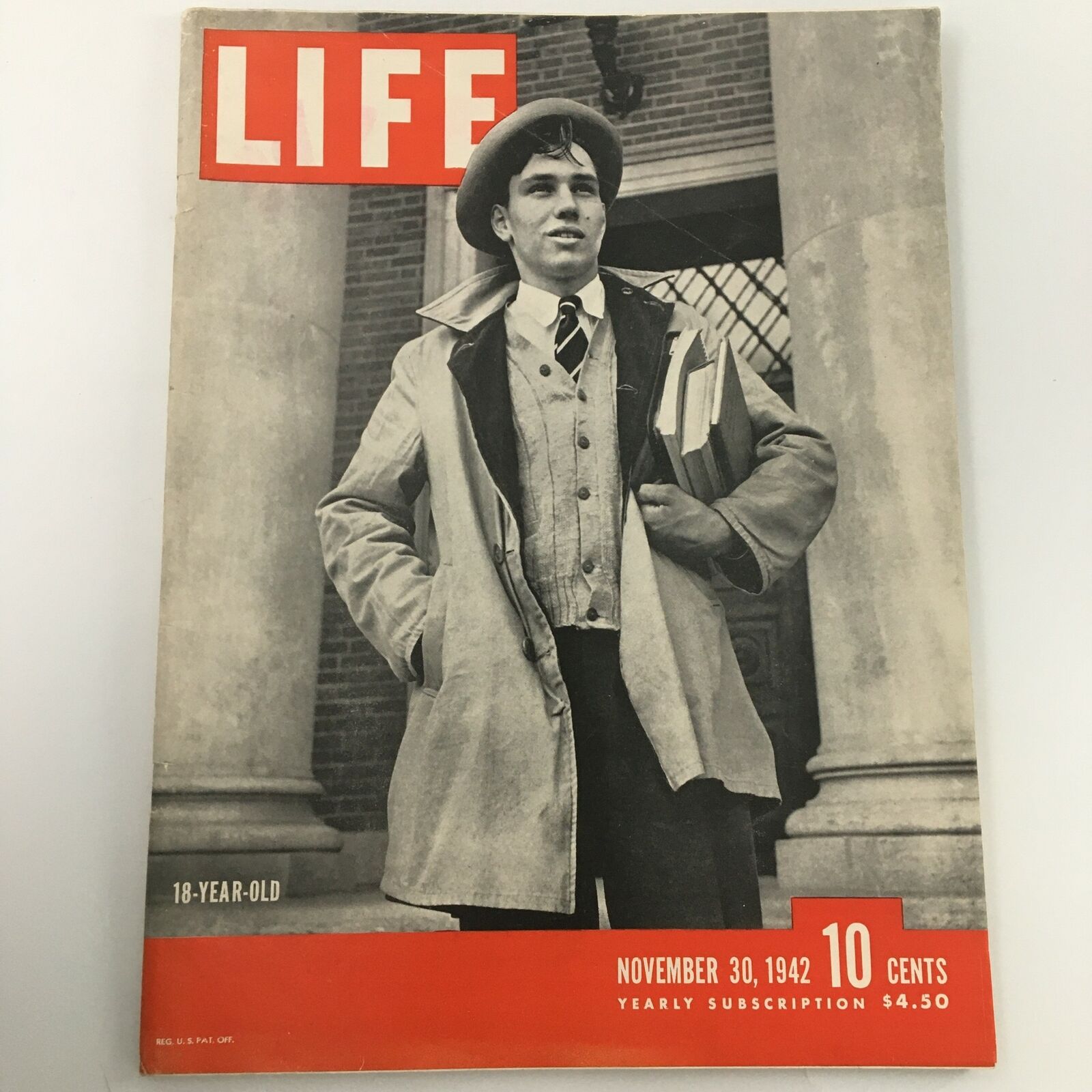 VTG Life Magazine November 30 1942 18-Year-Old George Patton Newsstand