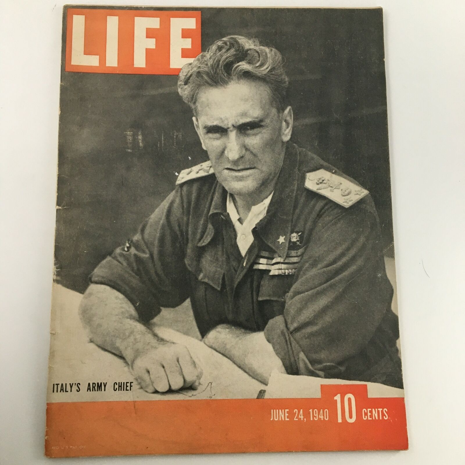 VTG Life Magazine June 24 1940 Army Chief King Victor Emmanuel III of Italy