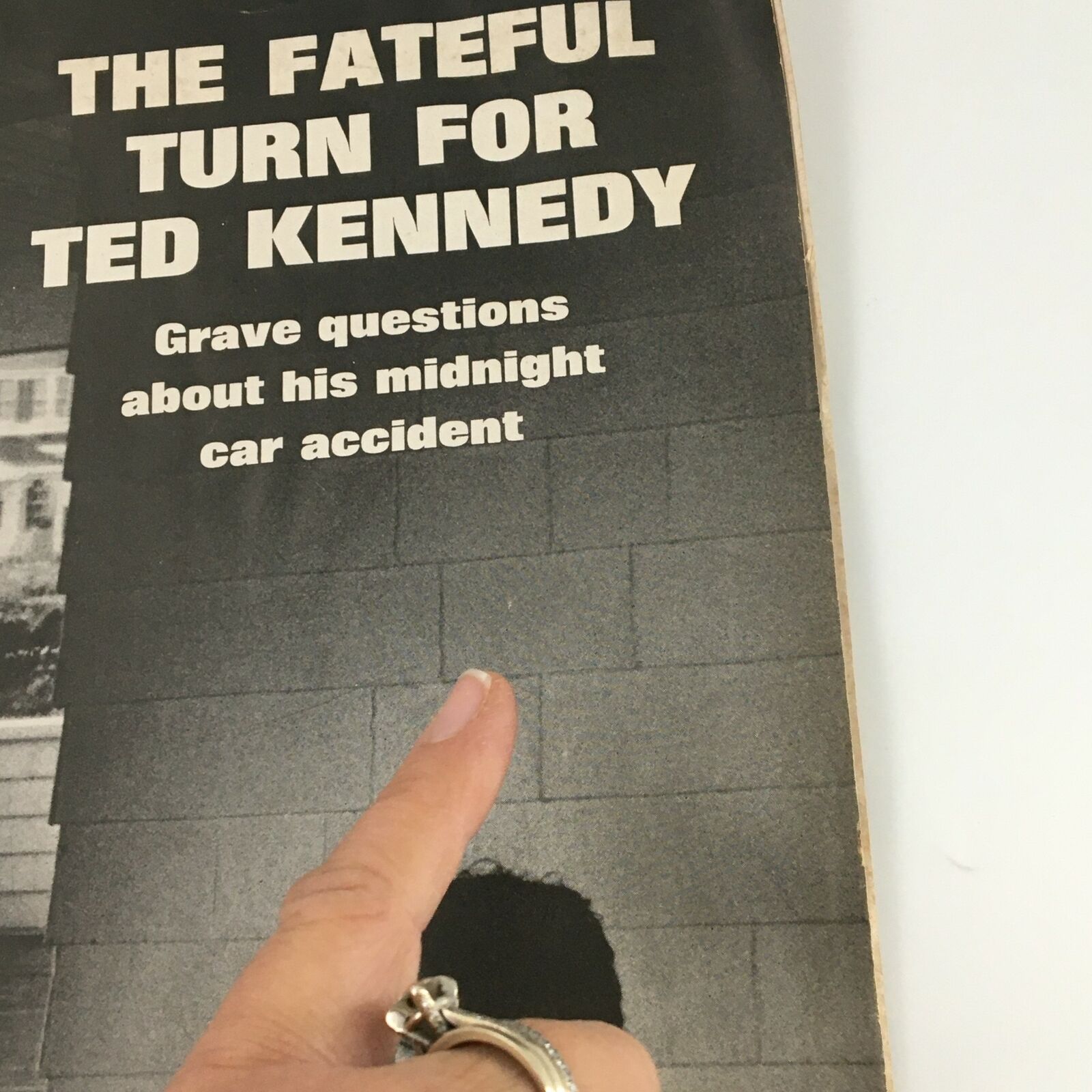 VTG Life Magazine August 1 1969 Photo of Ted Kennedy in Hyannis Port Feature