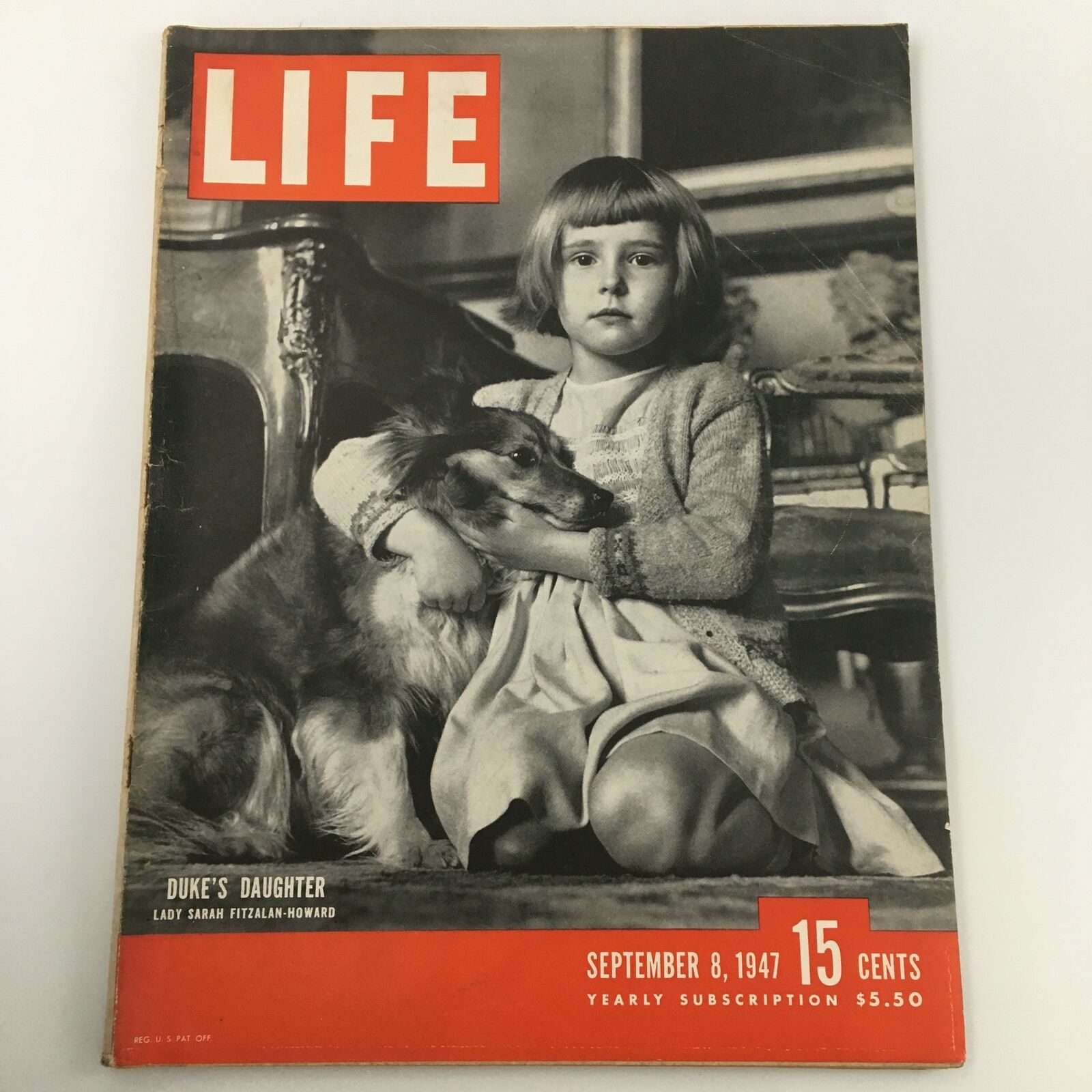 VTG Life Magazine September 8 1947 Lady Sarah Fitzalan-Howard Newsstand