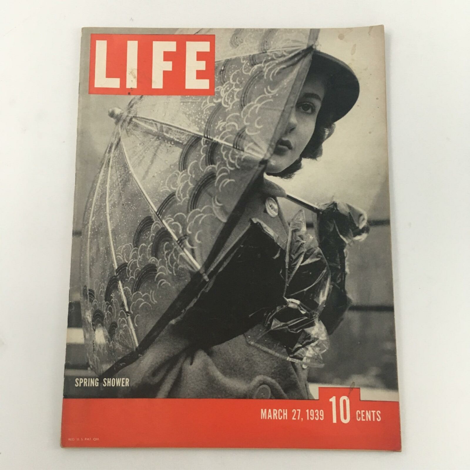 VTG Life Magazine March 27, 1939 Spring Shower Katharine Aldridge