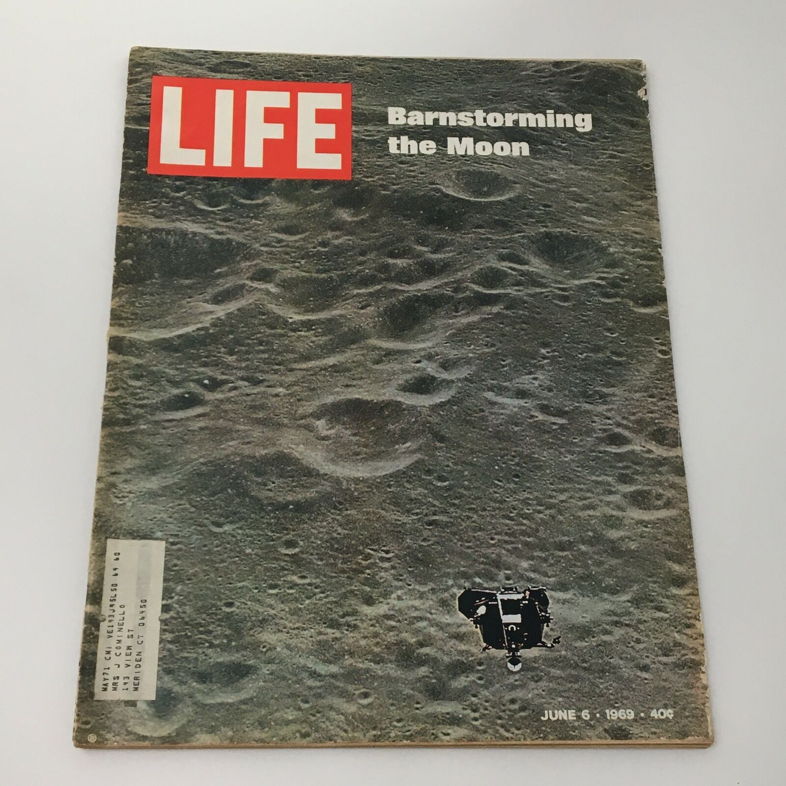 VTG Life Magazine June 6 1969 Barnstorming The Moon Photo Cover and Feature