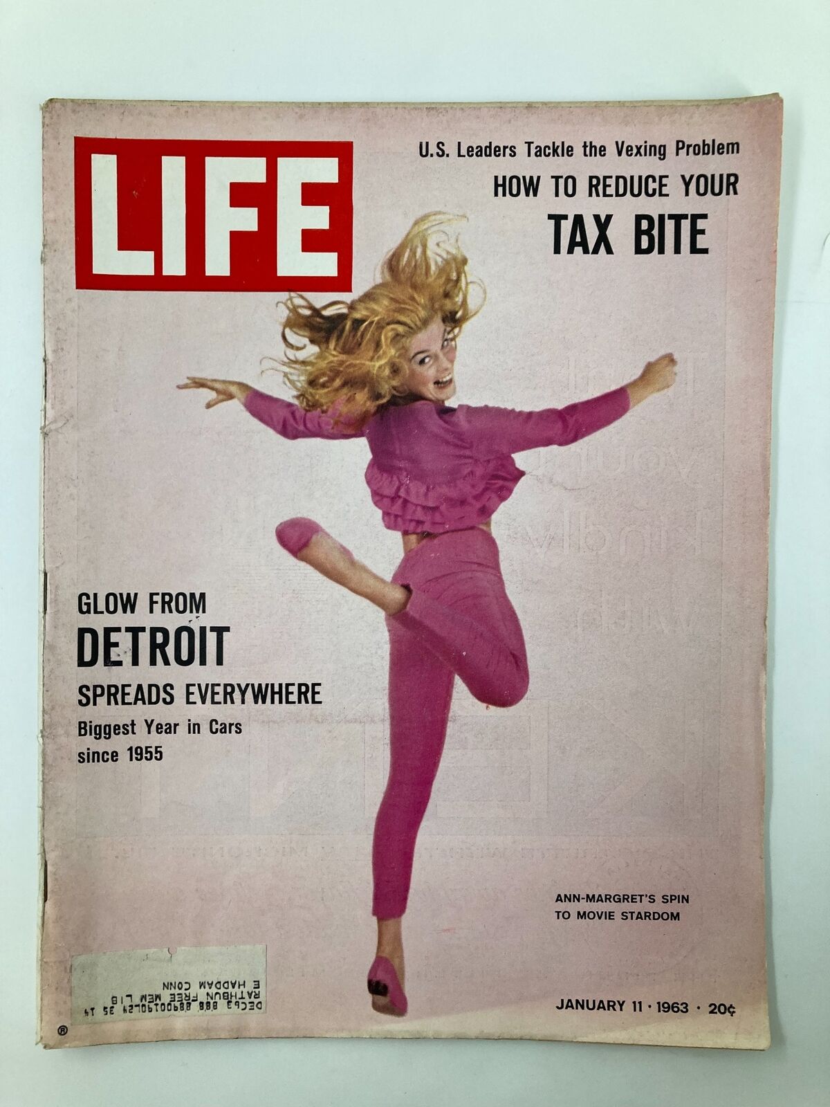 VTG Life Magazine January 11 1963 Ann-Margret's Spin To Movie Stardom