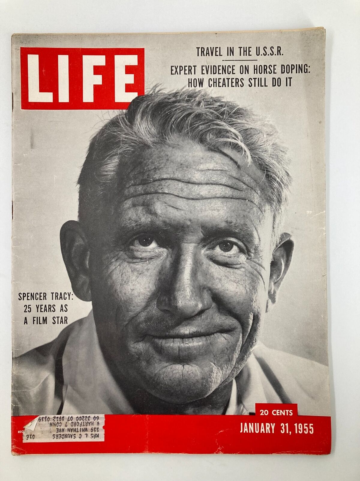 VTG Life Magazine January 31 1955 Spencer Tracy 25 Years As A Film Star