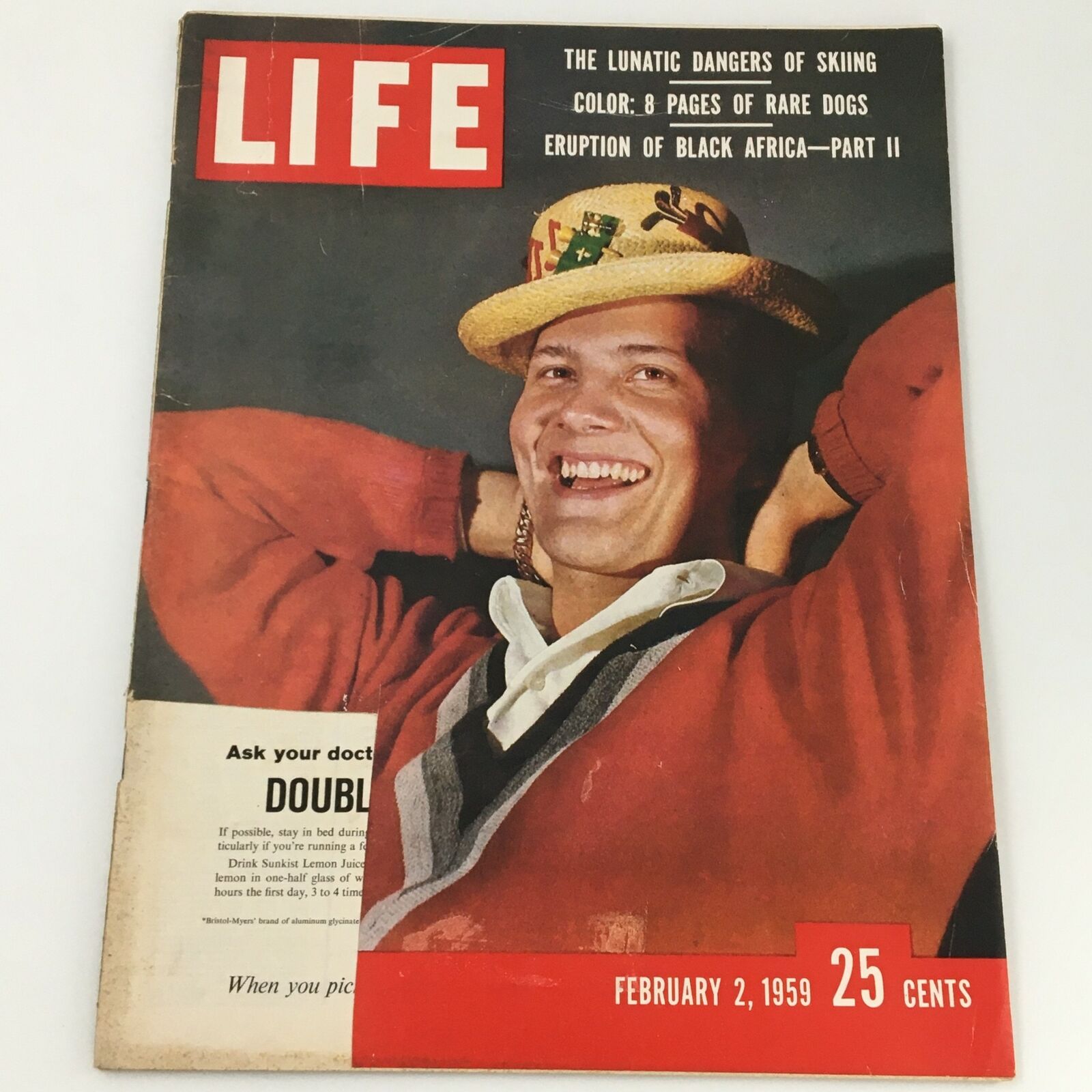 VTG Life Magazine February 2 1959 American Singer Pat Boone Cover and Feature