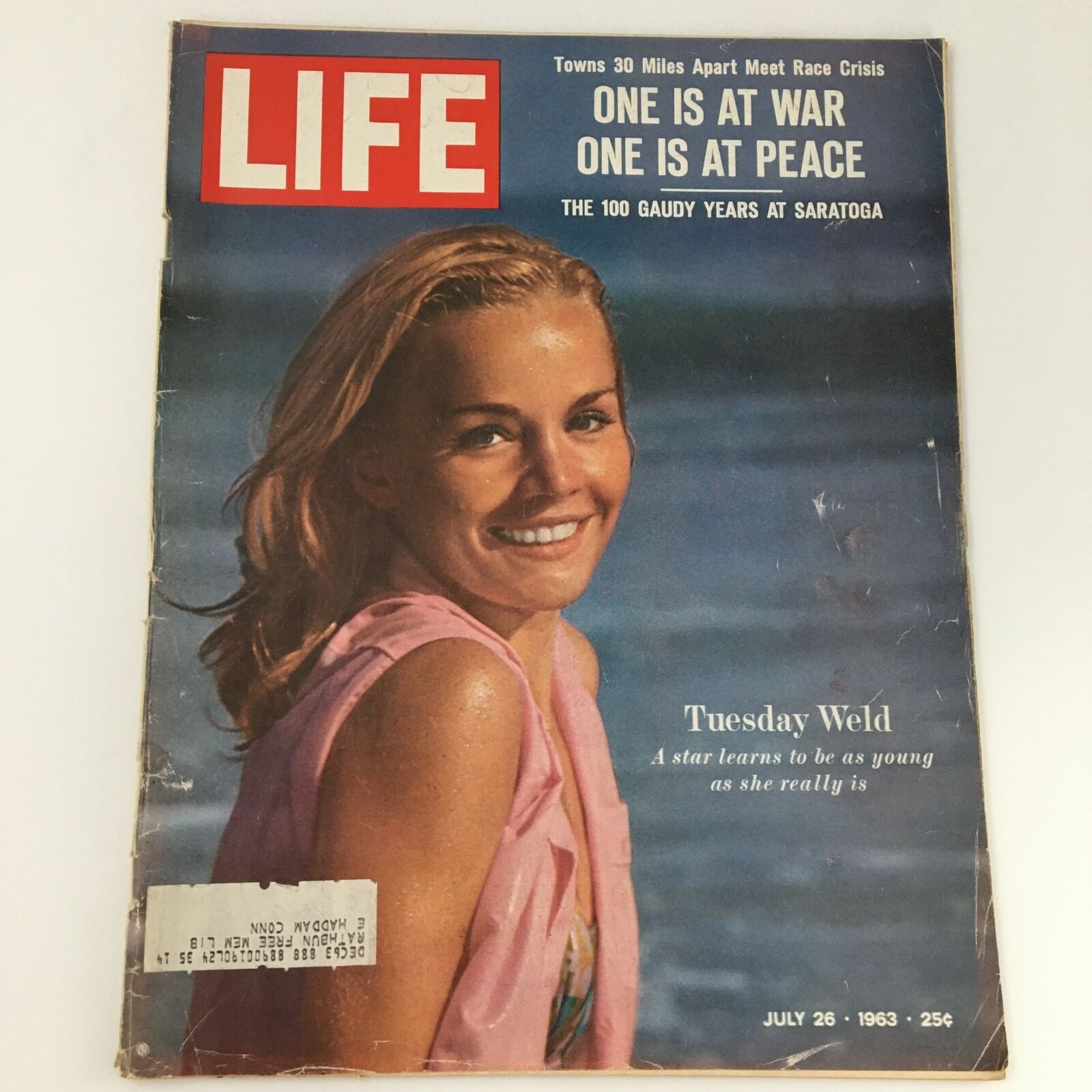 VTG Life Magazine July 26 1963 American Actress Tuesday Weld Cover and Feature