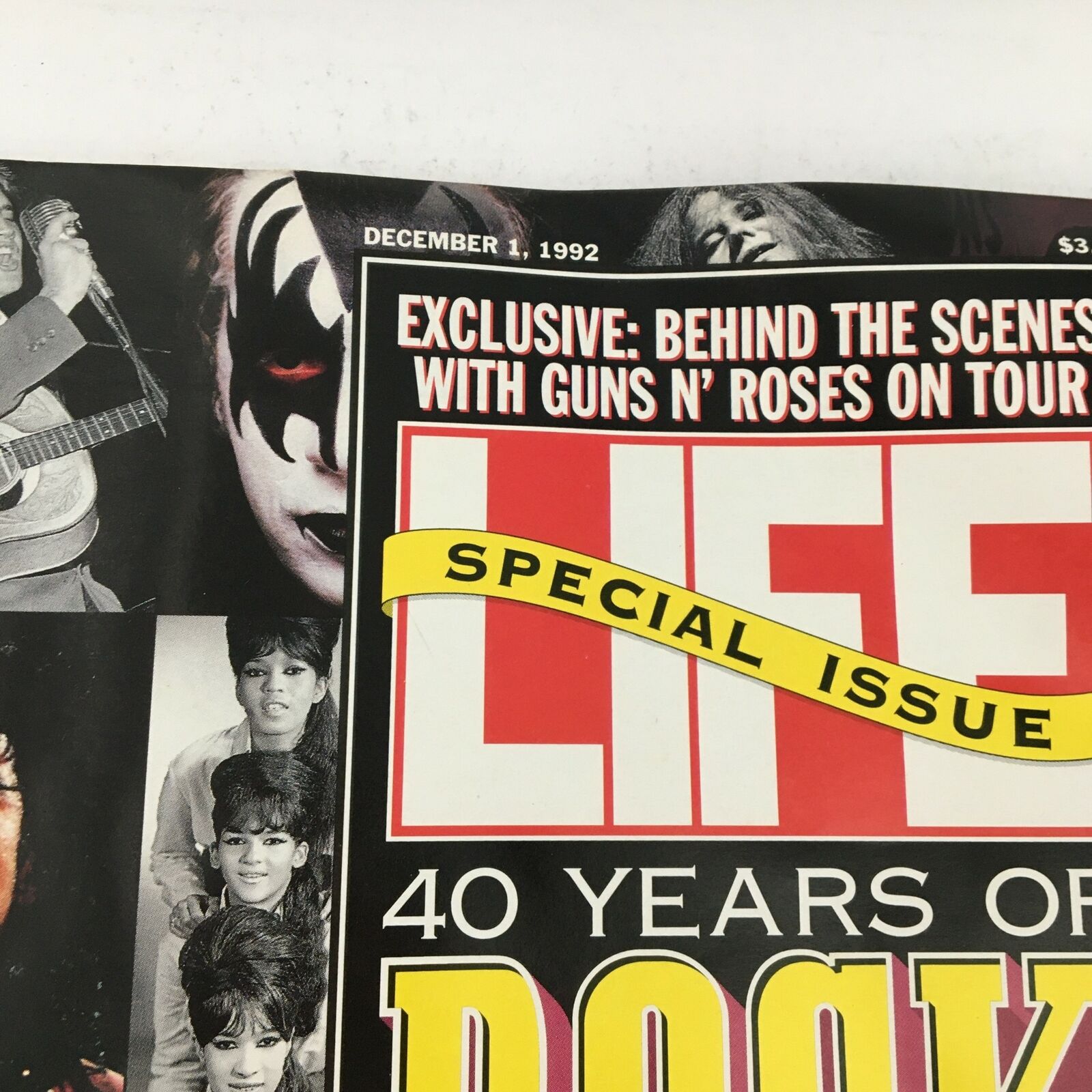 Life Magazine December 1 1992 Behind The Scenes with Guns N' Roses Tour No Label