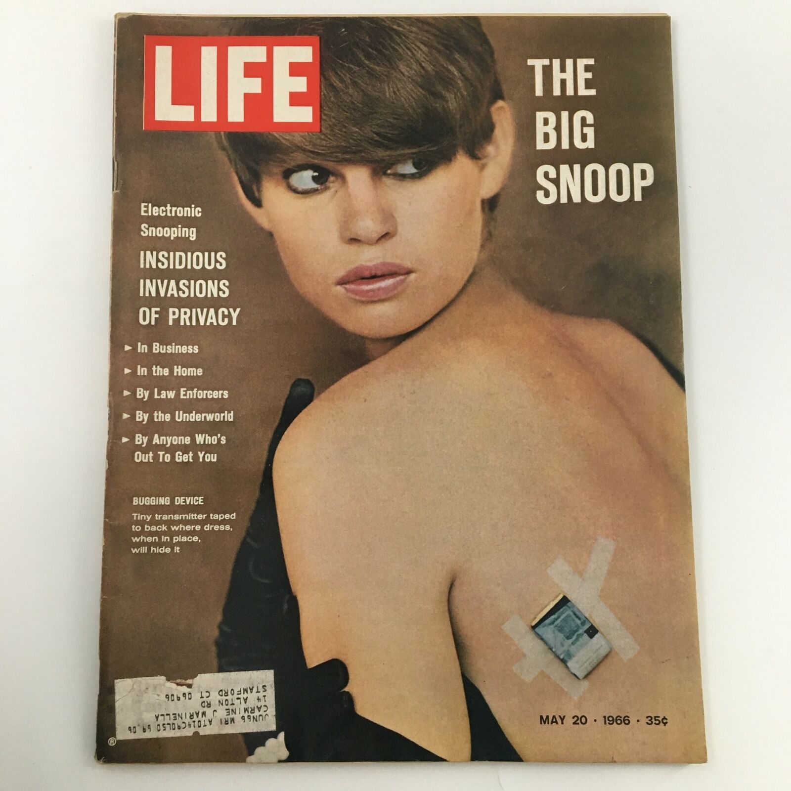 VTG Life Magazine May 20 1966 Insidious Invasions of Privacy Feature