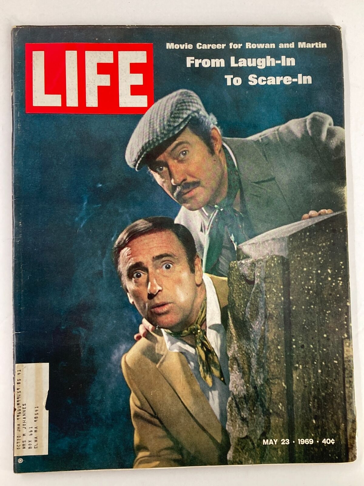 VTG Life Magazine May 23 1969 Rowan and Martin From Laugh-In to Scare-In