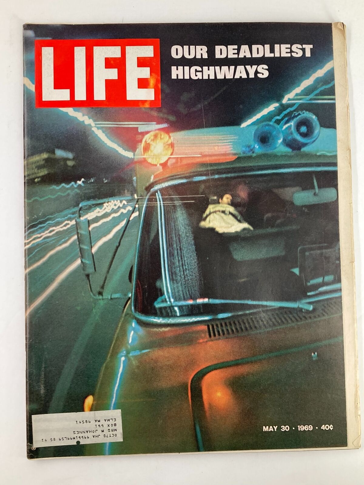 VTG Life Magazine May 30 1969 Our Deadliest Highways